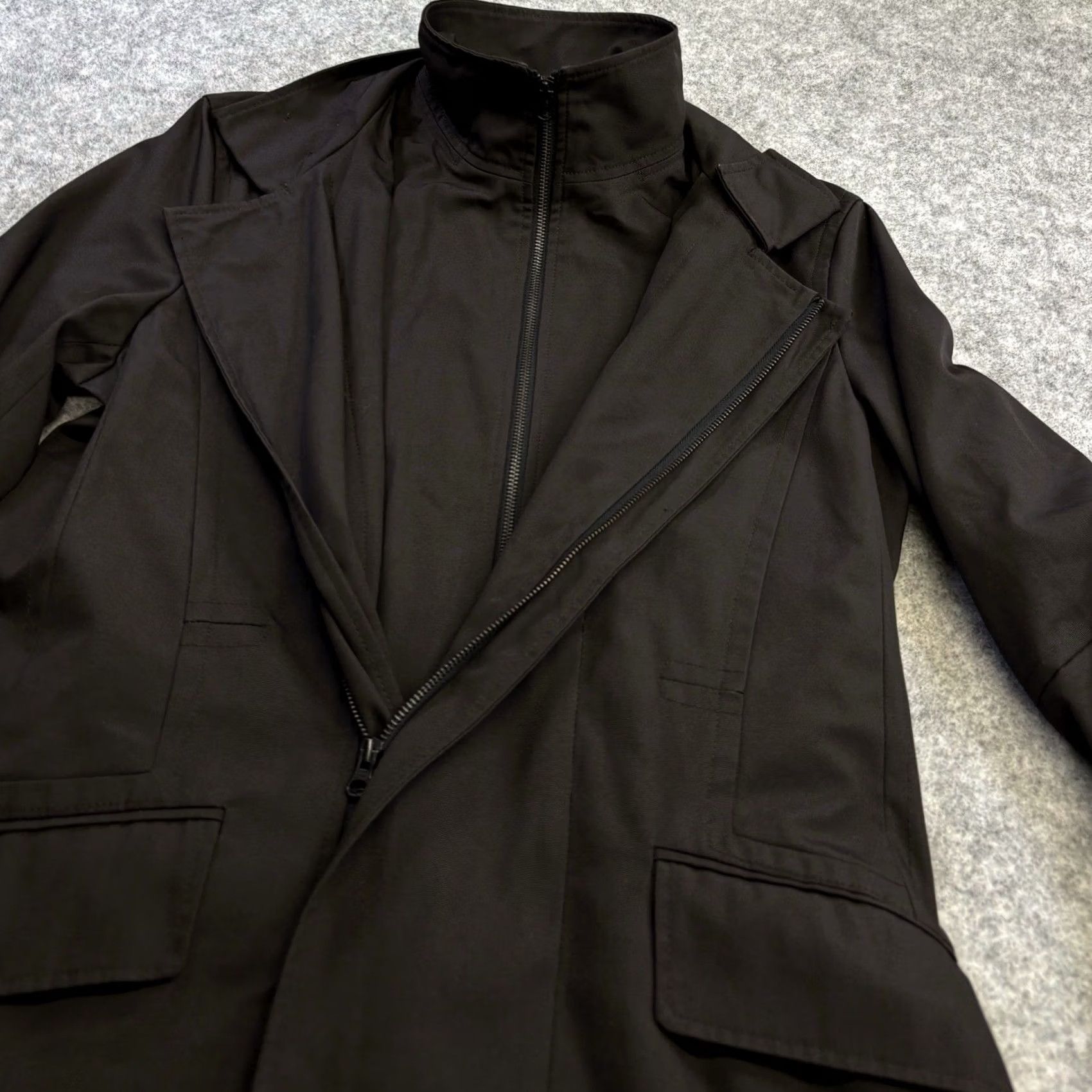 Reiss VINTAGE Reiss Coat Jacket Medium Mens Dark Brown Zip Up Smart Casual Pre Loved Size US M / EU 48-50 / 2 - 4 Thumbnail