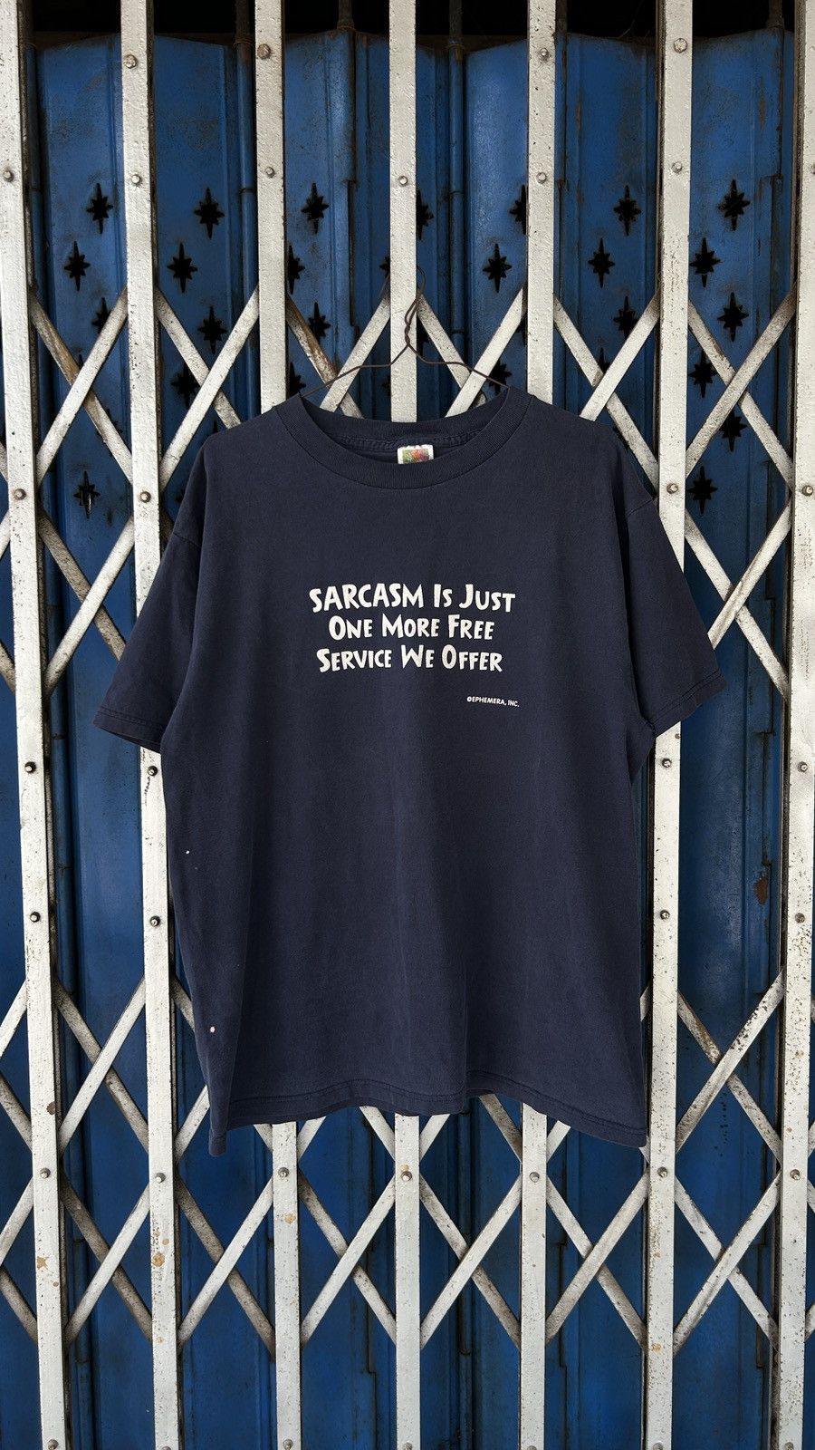 Vintage 1990s Sarcasm T-Shirt Size US L / EU 52-54 / 3 - 8 Thumbnail
