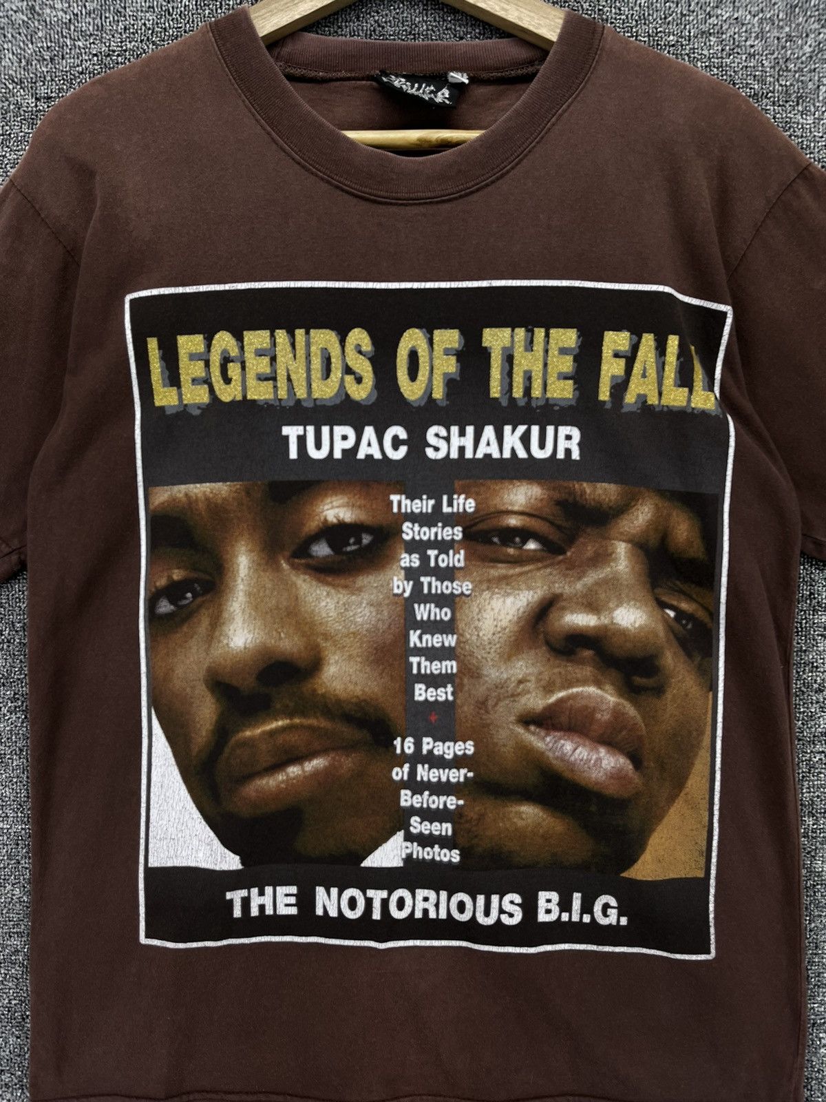 Band Tees Vintage Tupac Shakur x The Notorious Big Rapp Tees T Shirts Size US M / EU 48-50 / 2 - 5 Thumbnail
