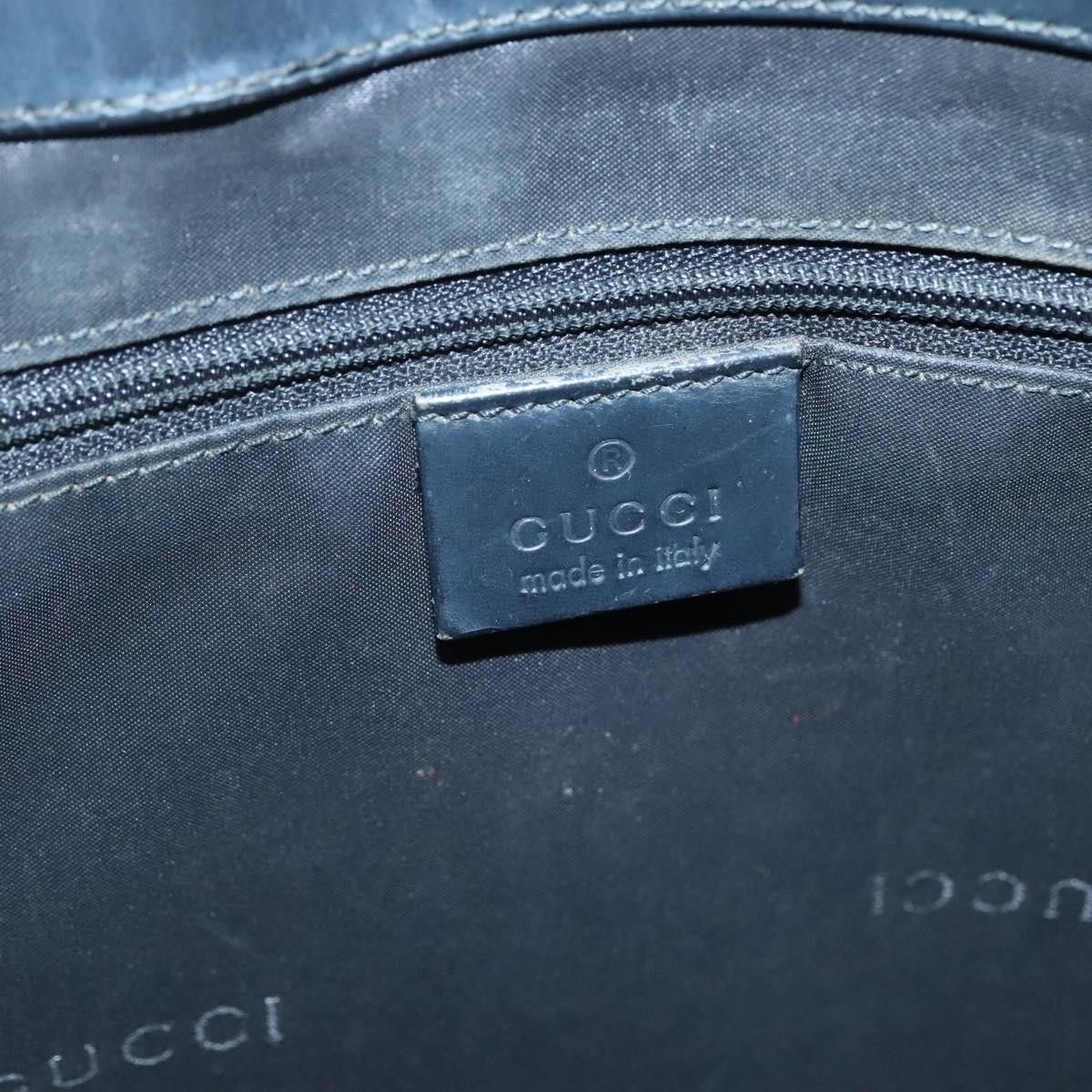 Gucci GUCCI Bamboo Hand Bag Leather Black 002 1010 002 1010 Size ONE SIZE - 15 Thumbnail