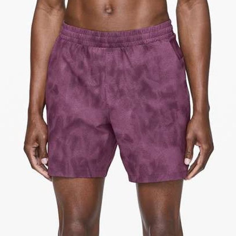 Lululemon Lululemon Channel Cross Swim Short 7" Plum Multi Mens Size M Size US 36 / EU 52 - 1 Thumbnail