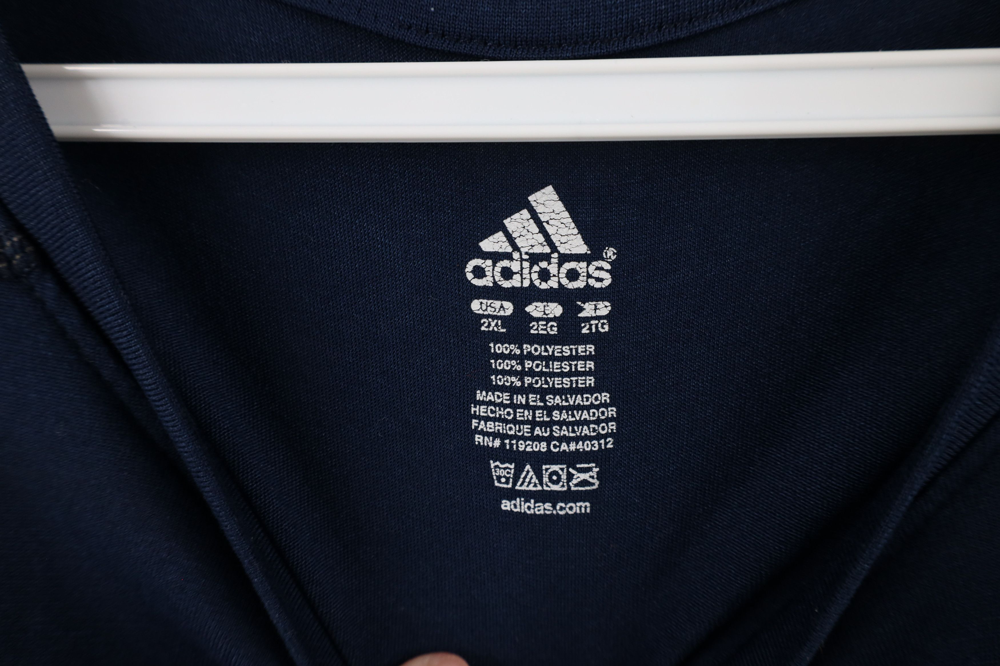 Adidas × Vintage Adidas University of Michigan Football Long Sleeve T-Shirt Size US XXL / EU 58 / 5 - 7 Thumbnail