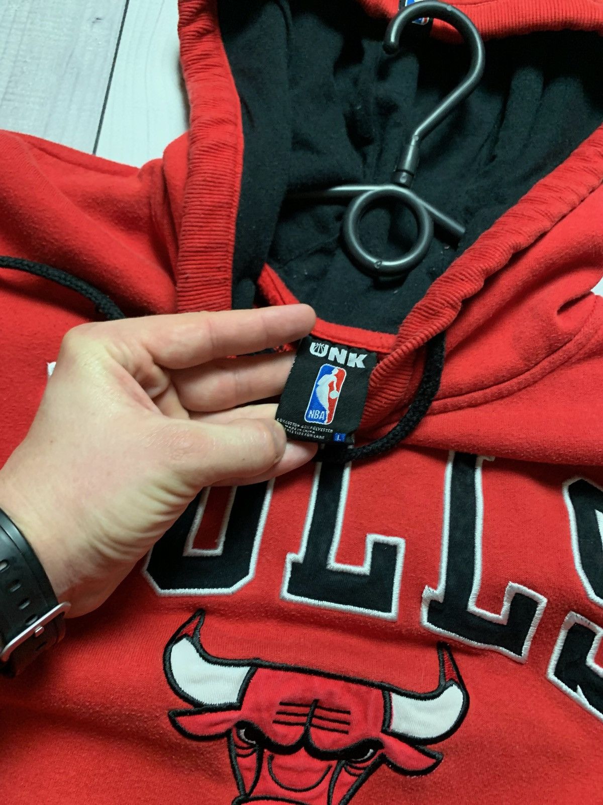 NBA Chicago bulls vintage red hoodie big logo size S Size US S / EU 44-46 / 1 - 5 Thumbnail