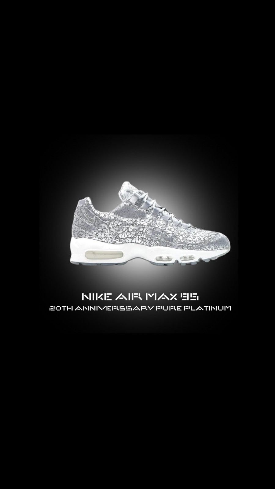 Nike Nike Air Max 95 – 20th Anniversary "Pure Platinum" Size US 9.5 / EU 42-43 - 1 Thumbnail