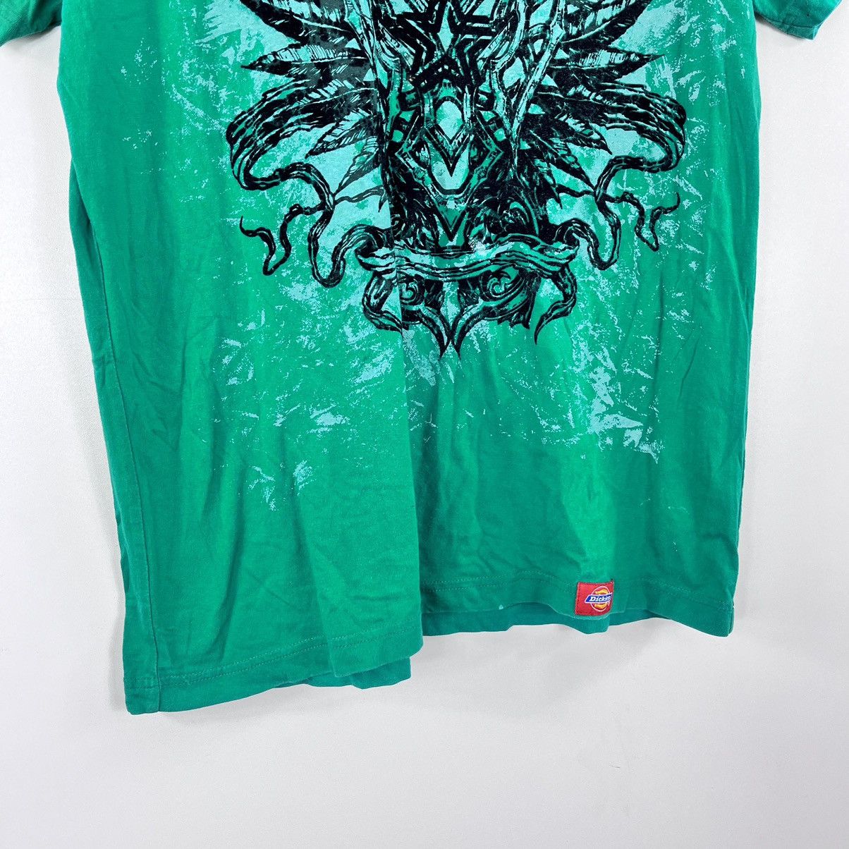 Dickies Dickies T-Shirt Velour Big Logo Print Green Size L Size US L / EU 52-54 / 3 - 4 Thumbnail