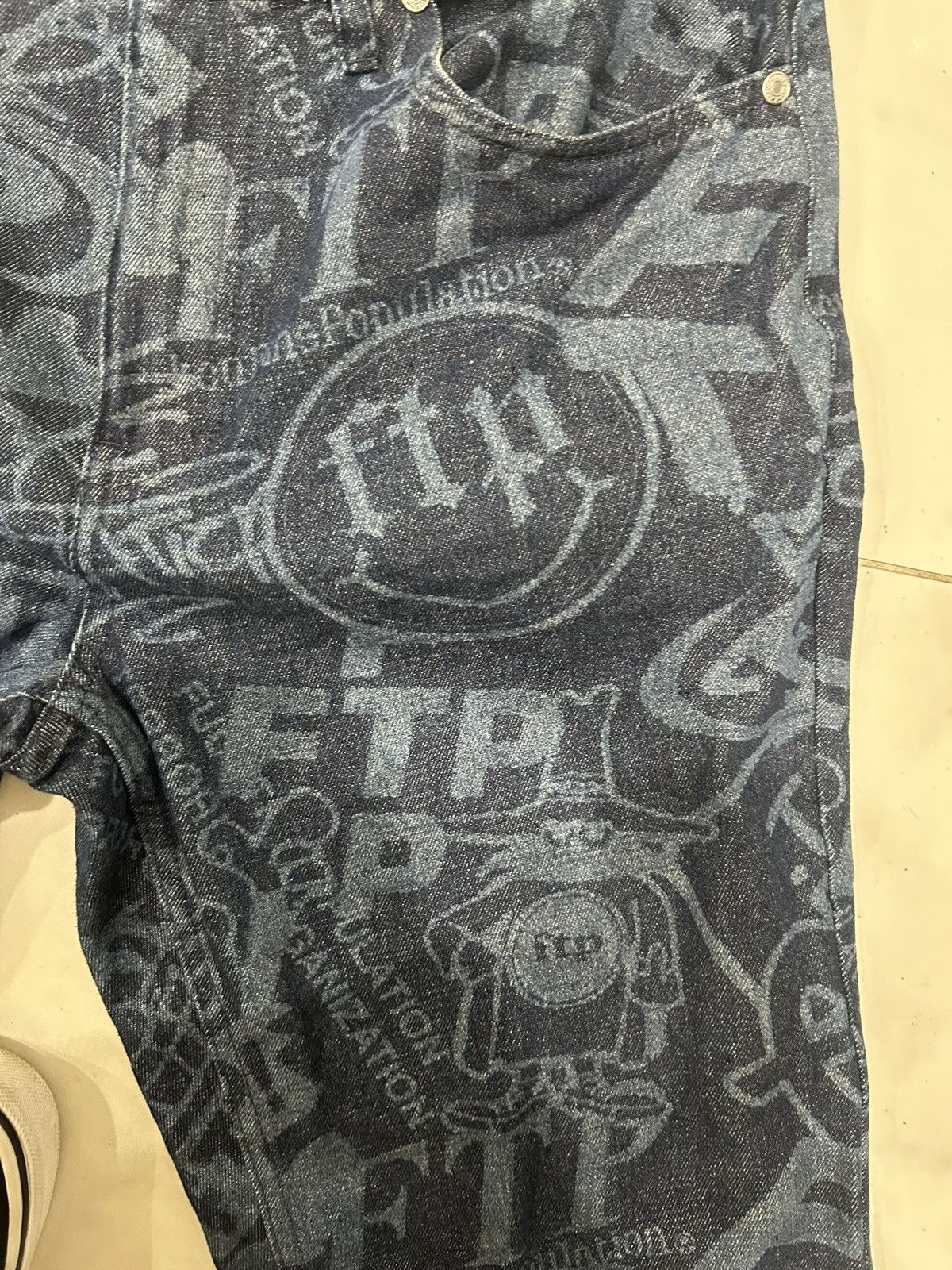Fuck The Population FTP Archive Denim Pant Size 32 SS24 Indigo Size US 32 / EU 48 - 5 Thumbnail