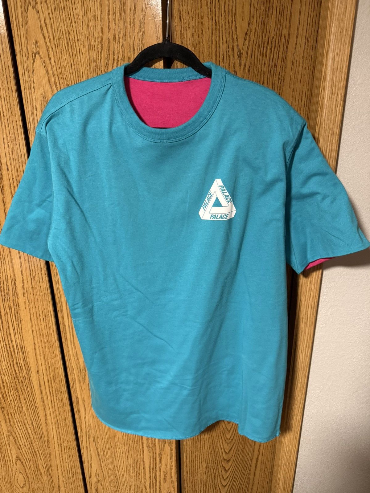 Palace OG Reverso T-Shirt Teal/Pink Size US XL / EU 56 / 4 - 1 Thumbnail