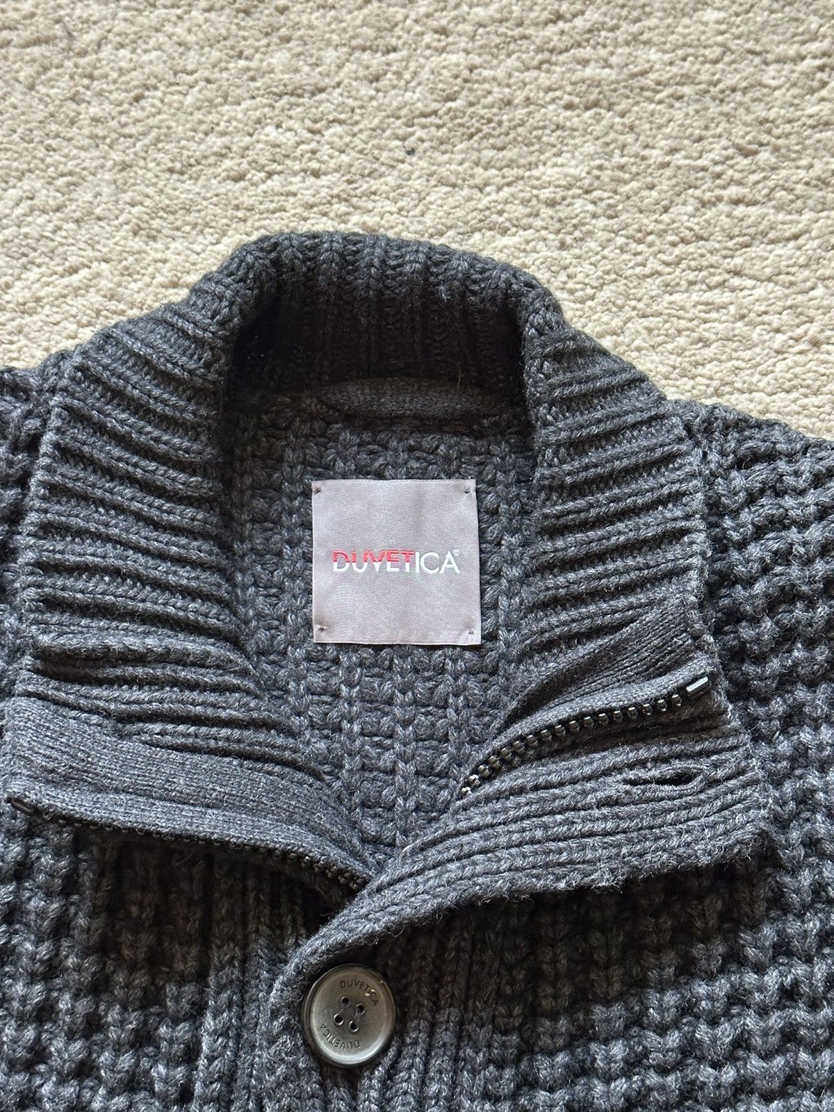 Duvetica AW11 Duvetica Heavy Hand Knit Cowichan Jacket Size US M / EU 48-50 / 2 - 3 Thumbnail