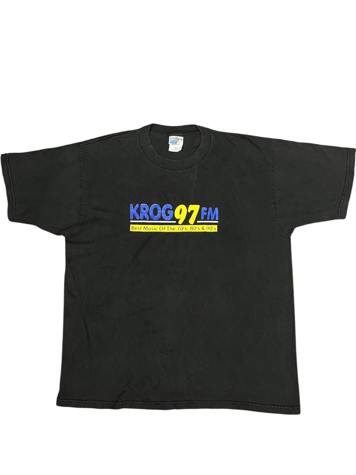 Rap Tees 🔥 TEUE VINTAGE ROCT TEE 90s KROG 97 FM BEST MUSIC Size US XL / EU 56 / 4 - 1 Thumbnail