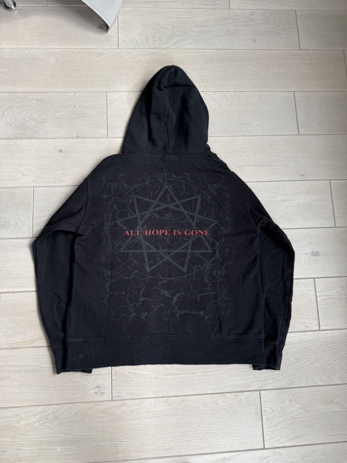 Band Tees Vintage Slipknot All Hope Is Gone Hoodie aop Size US M / EU 48-50 / 2 - 5 Thumbnail
