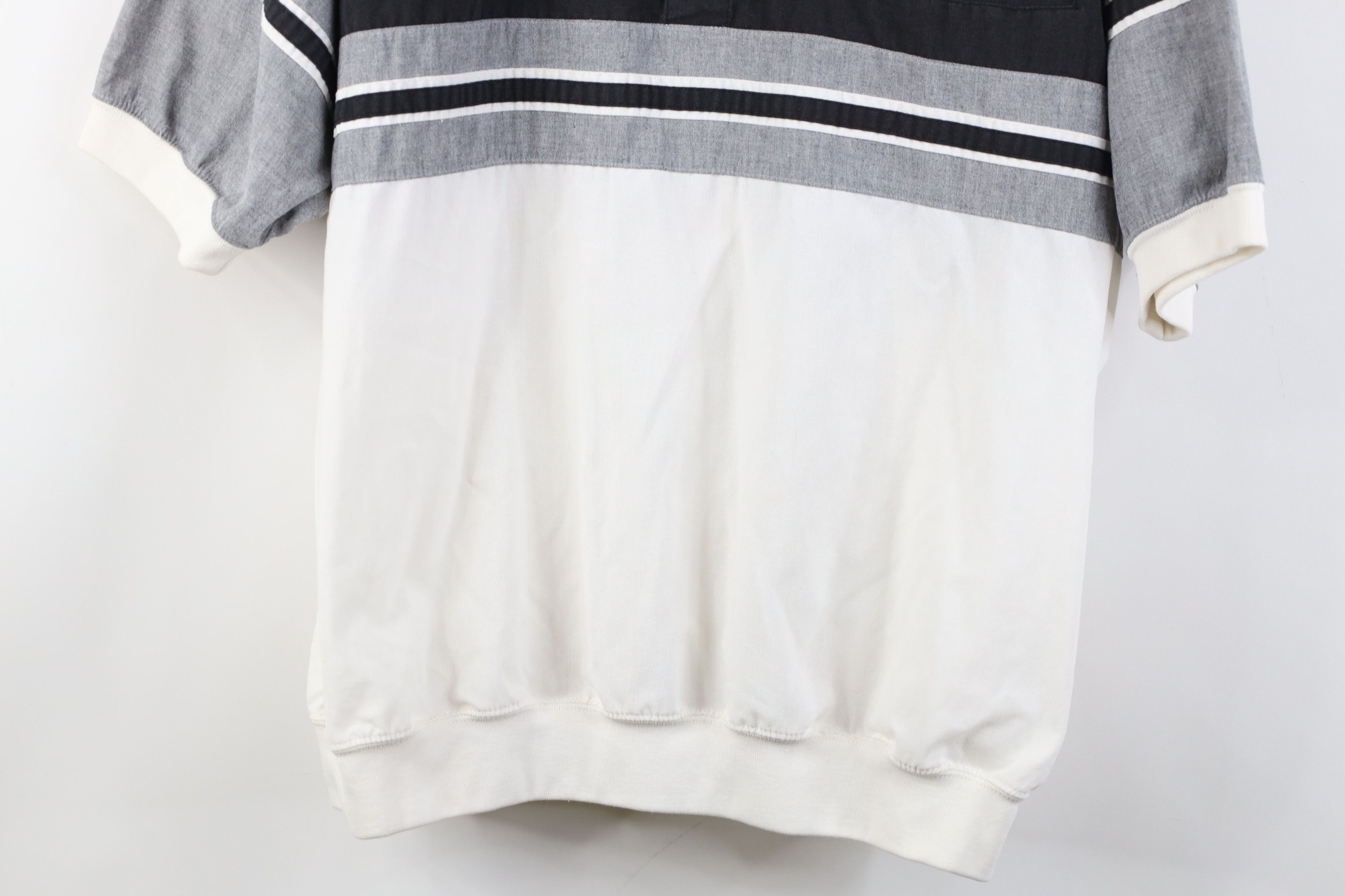 Vintage Vintage 90s Streetwear Block Pullover Polo Shirt Mob Mafia Size US XL / EU 56 / 4 - 3 Thumbnail