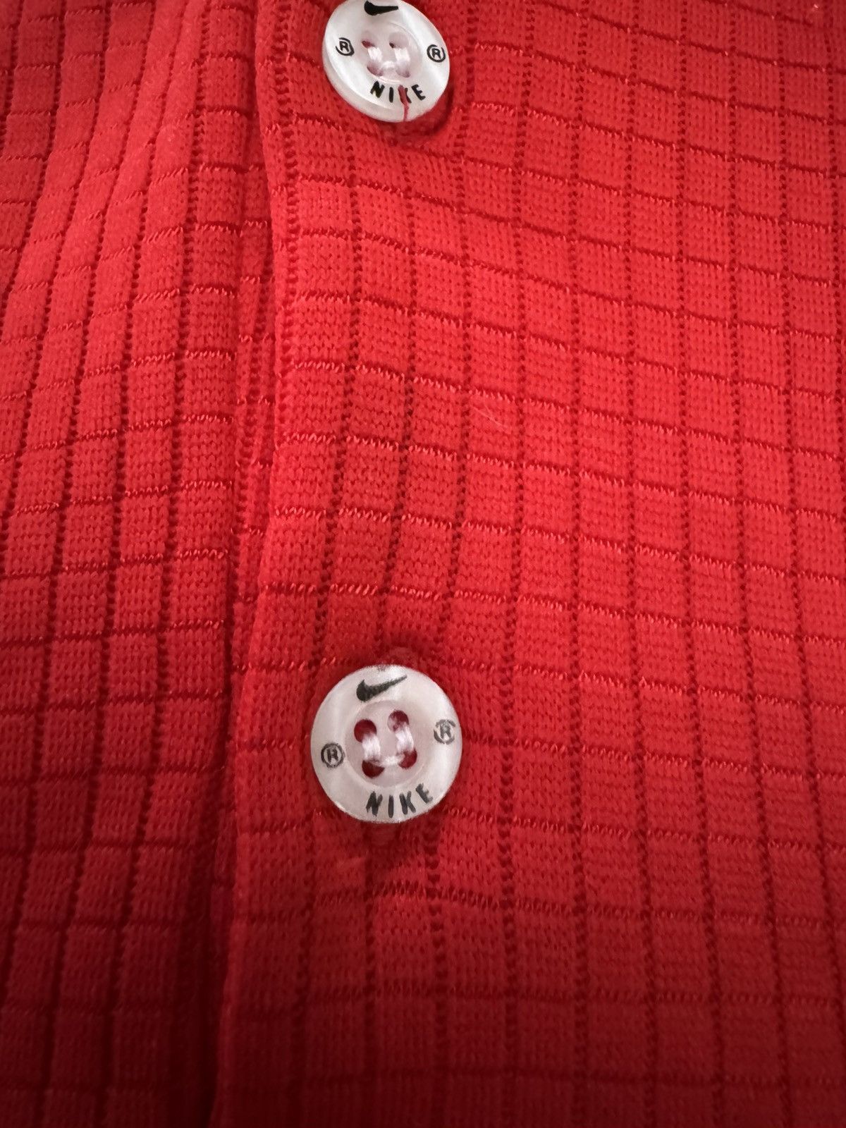 Nike Vintage 90s Nike Sport Polo Shirt Red Rare Branded Buttons Size US XL / EU 56 / 4 - 3 Thumbnail