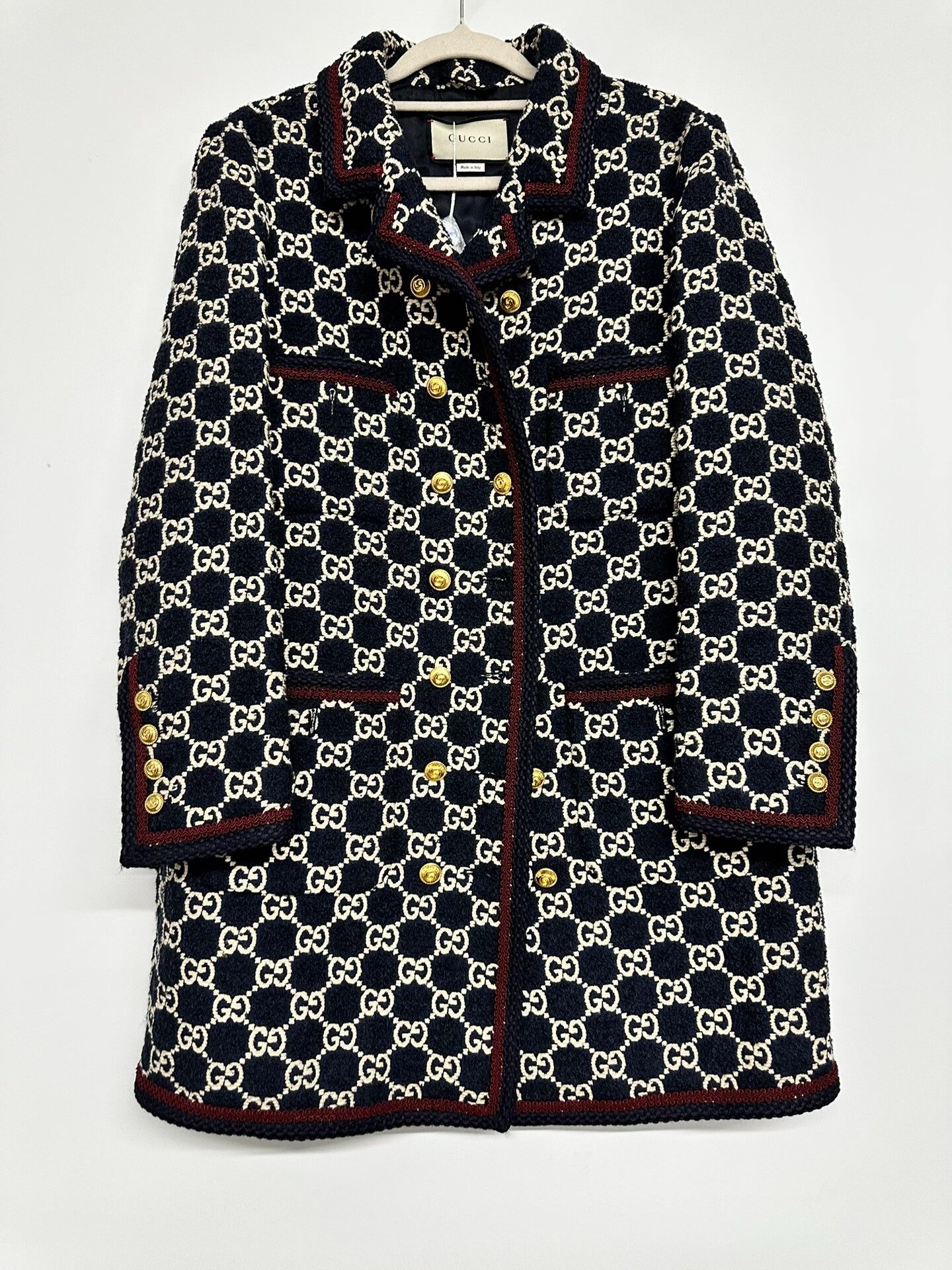 Gucci Gucci All-Over Print Coat Size US XXS / EU 40 - 1 Thumbnail