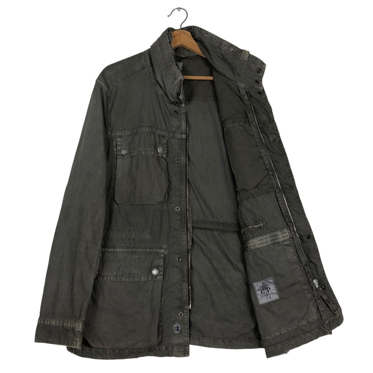 C.P. Company 🔥VINTAGE BIKER JACKET CP COMPANY MADE IN ITALY CARGO POCKET Size US L / EU 52-54 / 3 - 12 Thumbnail