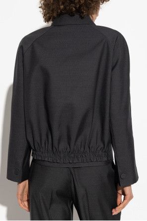 Gucci o1la5ras0526 Wool Bomber Jacket in Gray Size M / US 6-8 / IT 42-44 - 4 Thumbnail