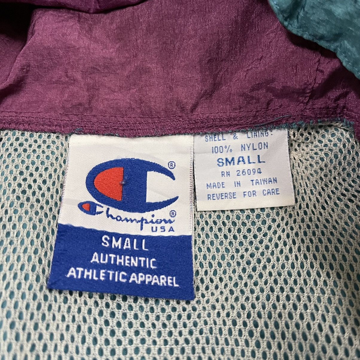 Champion Vintage 90s CHAMPION Anorak windbreaker jacket Size US S / EU 44-46 / 1 - 5 Thumbnail
