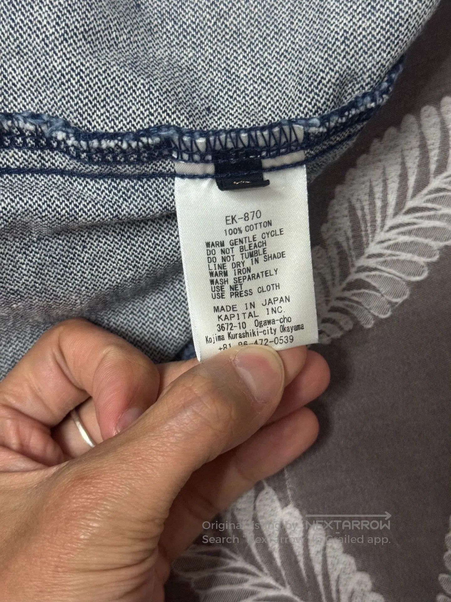 Visvim Vintage Indigo Loose Tapered Jeans. Size US 26 / EU 42 - 5 Thumbnail