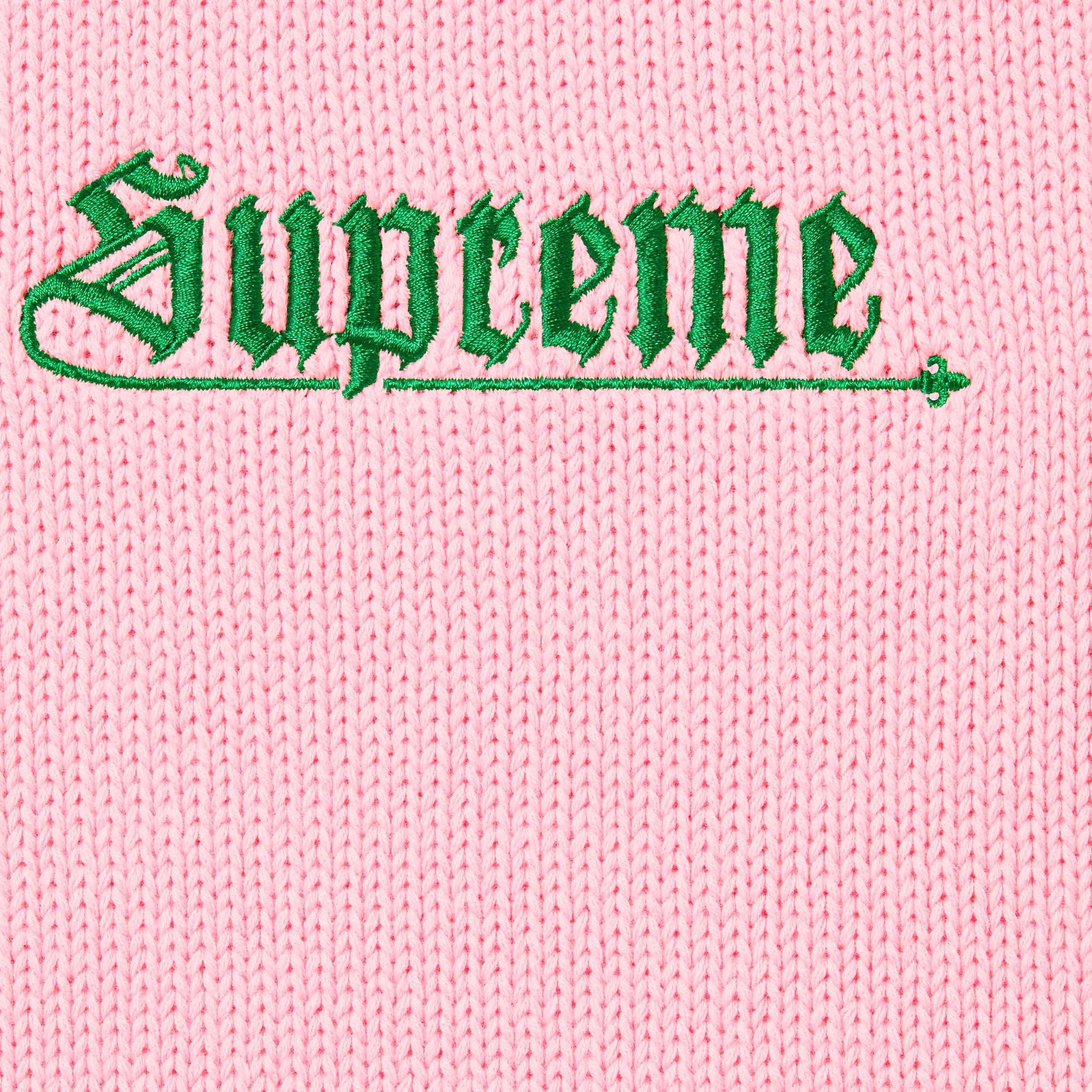 Supreme Supreme Old English Sweater Size US M / EU 48-50 / 2 - 2 Thumbnail
