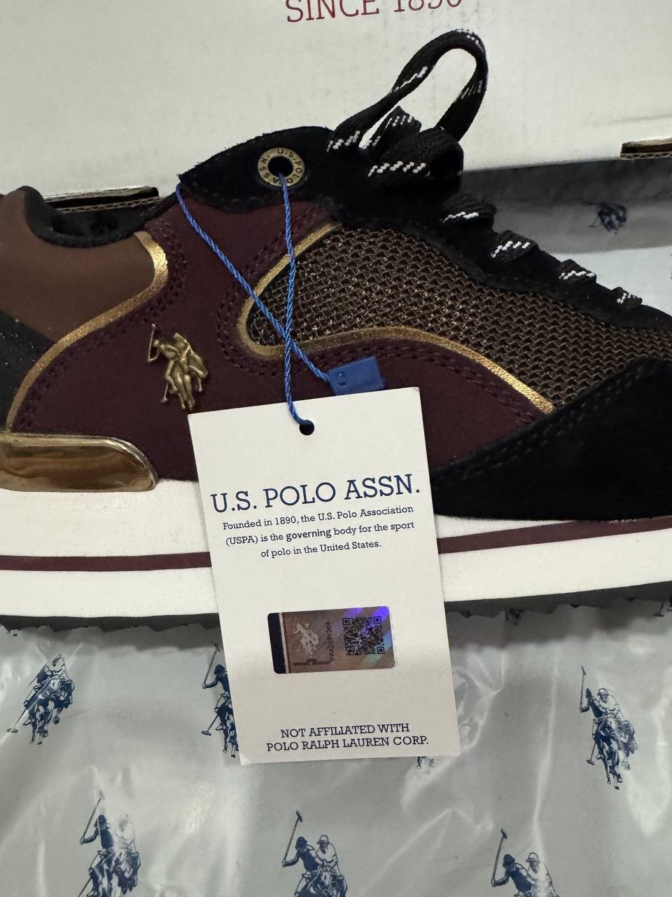 U.S. Polo Assn. Polo sneakers new with tags in box size 37 US 6.5 Size US 6.5 / IT 36.5 - 2 Thumbnail