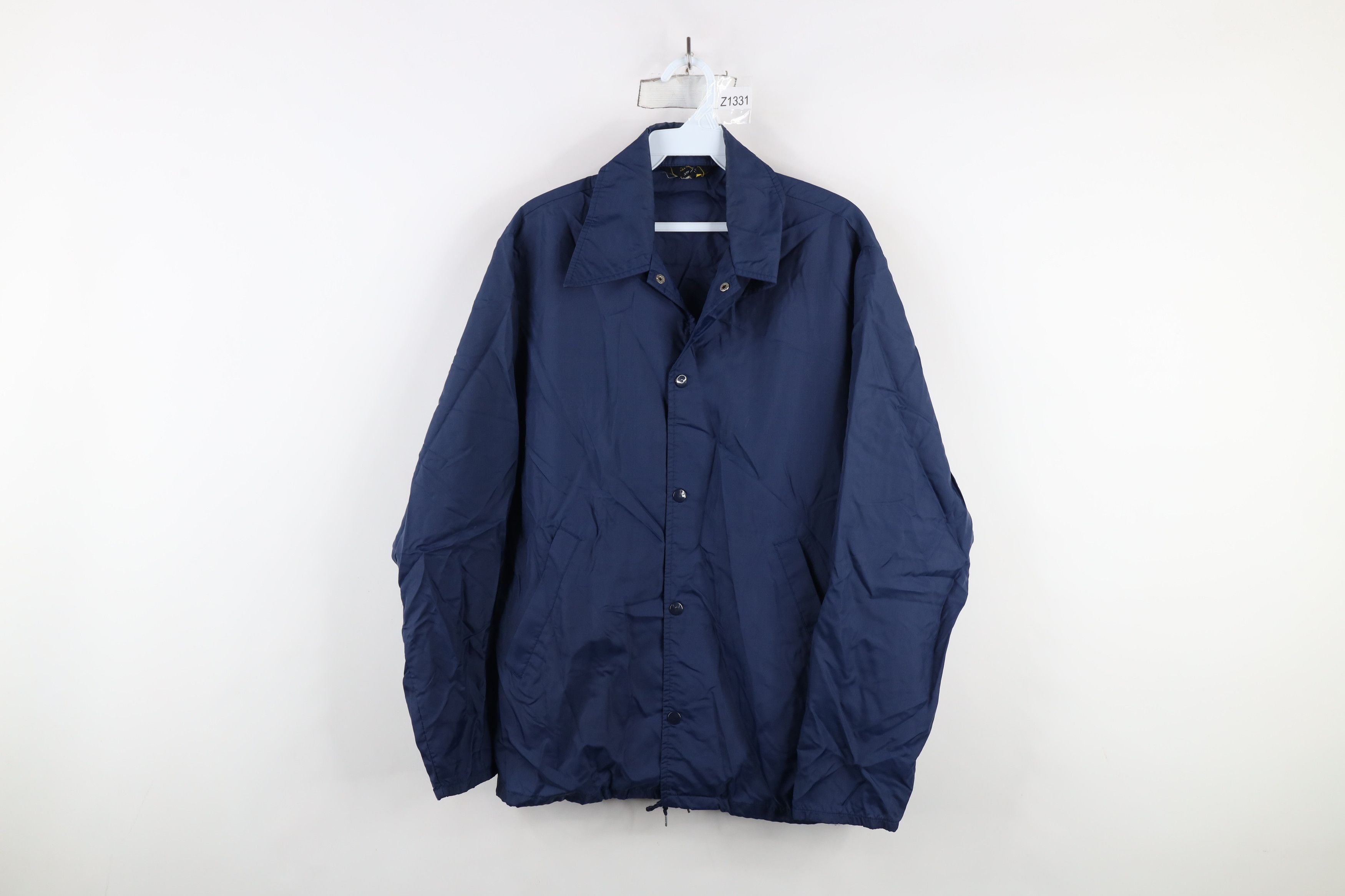 Vintage Vintage 70s Streetwear Coach Coaches Windbreaker Jacket Blue Size US S / EU 44-46 / 1 - 1 Thumbnail