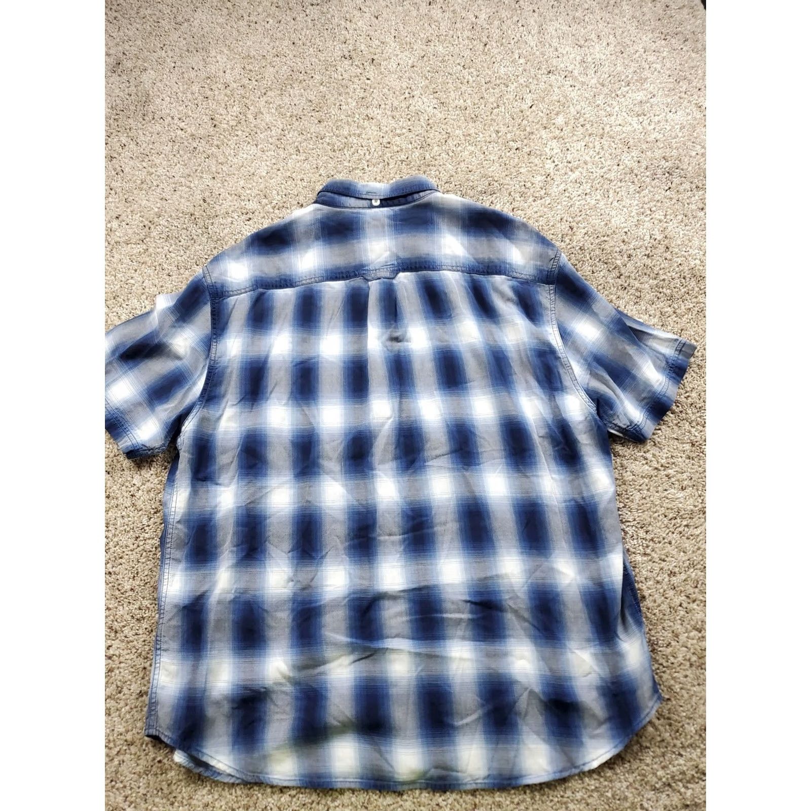 Tommy Bahama Tommy Bahama Shirt Mens 2XL Blue White Plaid Short Sleeve Button-Up Casual Shirt Size US XXL / EU 58 / 5 - 6 Thumbnail