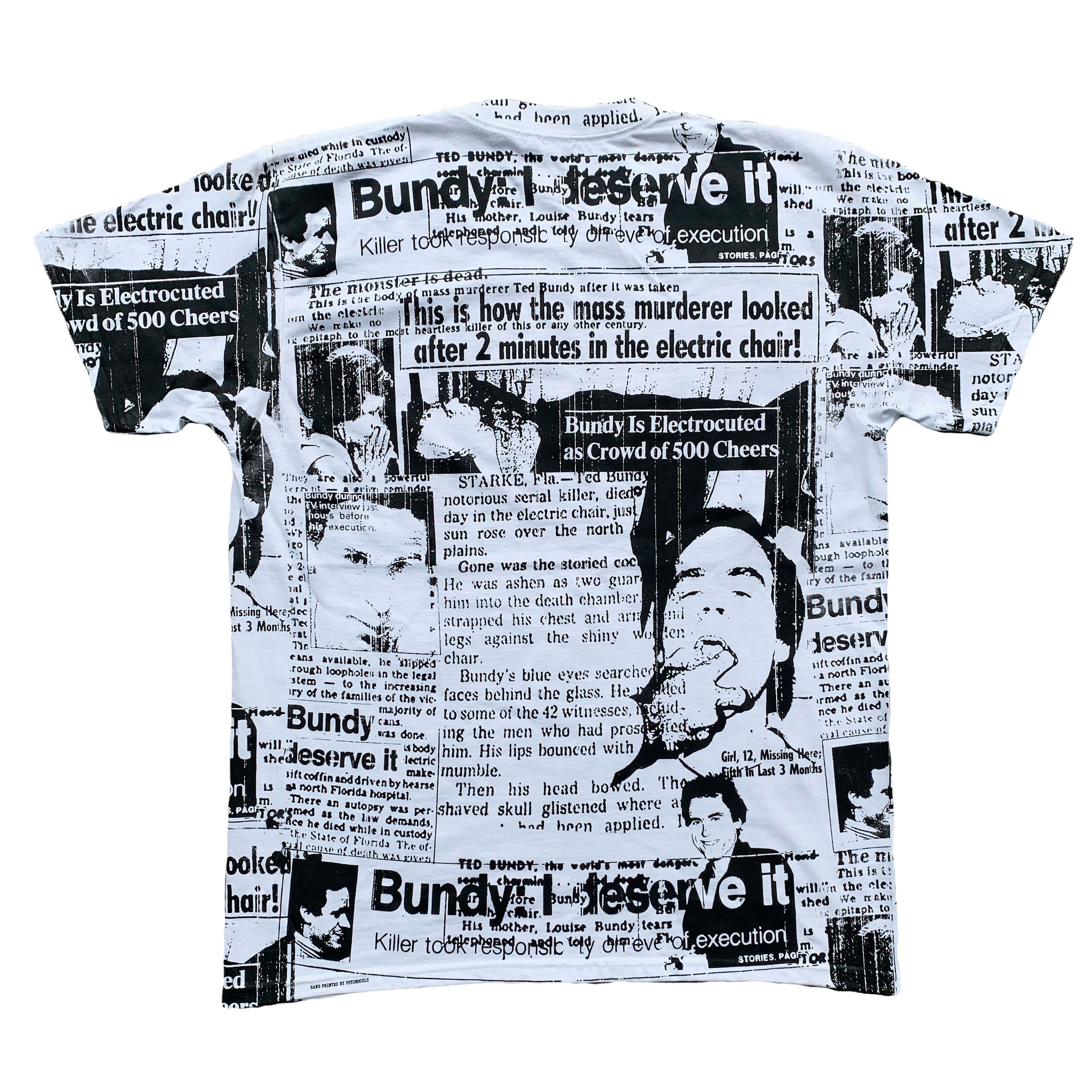 Other Ted bundy allover print tshirt Size US XL / EU 56 / 4 - 3 Thumbnail
