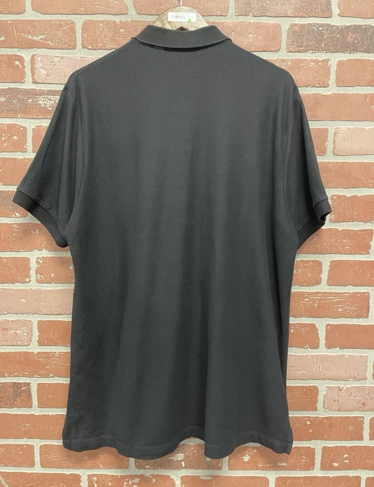 Burberry Size XXL - Burberry Men’s Black Polo T-Shirt Button Collar Size US XXL / EU 58 / 5 - 5 Thumbnail