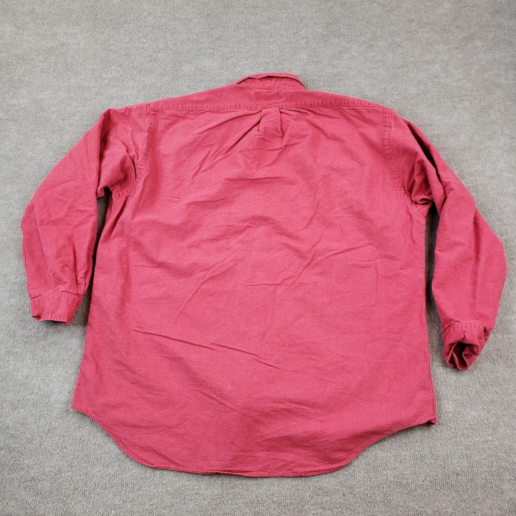 Ralph Lauren Ralph Lauren Mens Red Large Long Sleeve Button Up Shirt Size US L / EU 52-54 / 3 - 6 Thumbnail