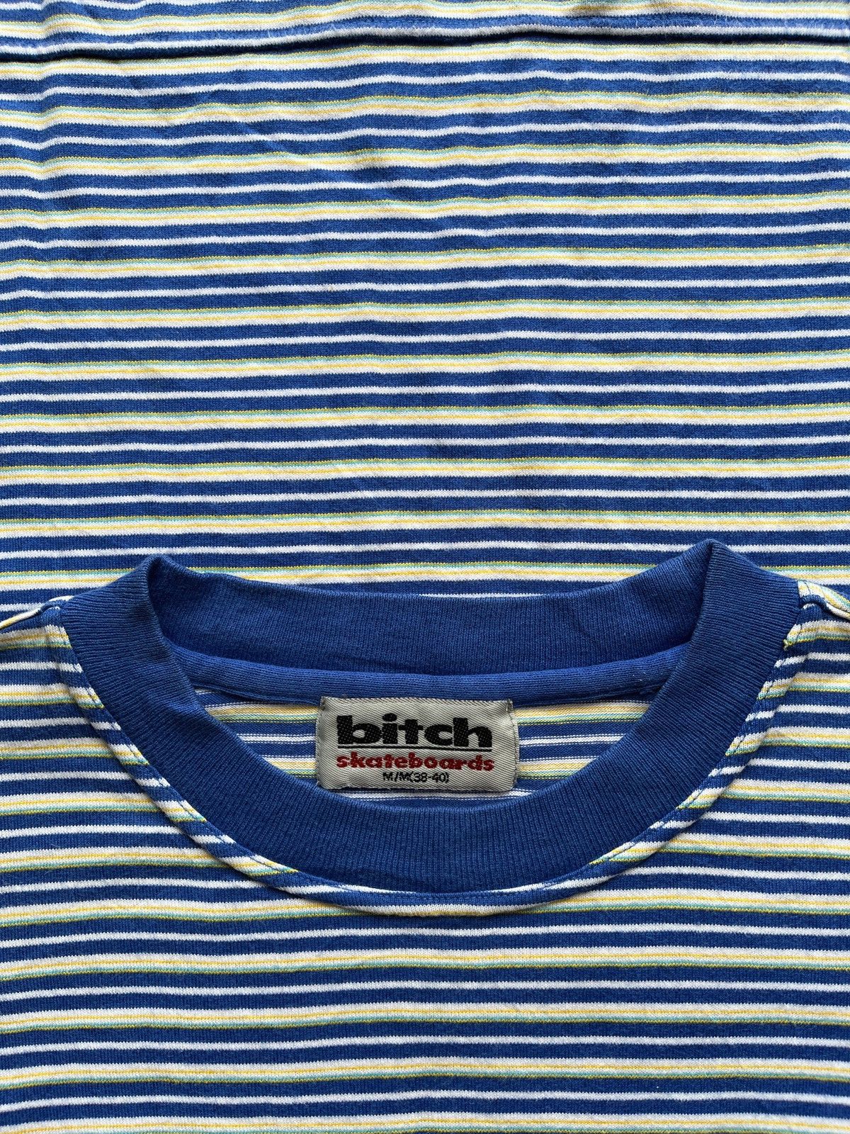 Girl Skateboards 1990's Vintage Bitch Skateboard Salur Tee Size US M / EU 48-50 / 2 - 2 Thumbnail