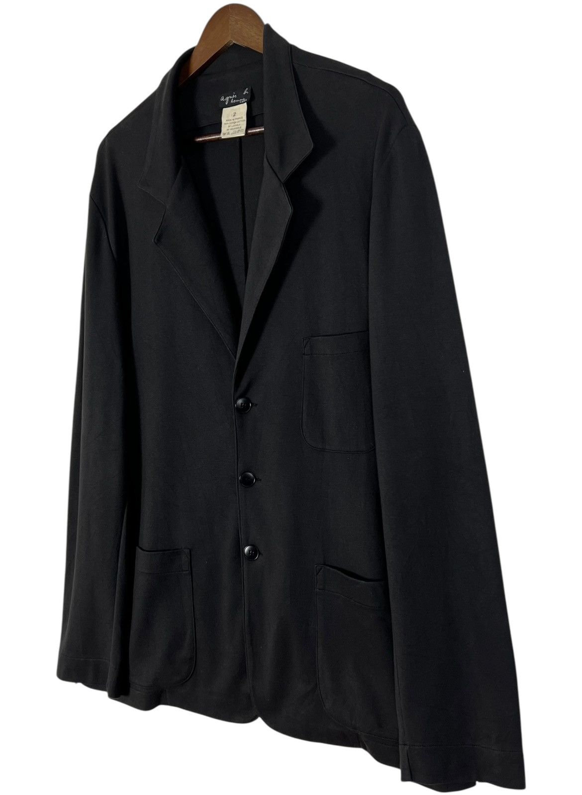 agnes b. Vintage Agnes b Homme Patch pocket Jacket in charcoal Size US M / EU 48-50 / 2 - 4 Thumbnail
