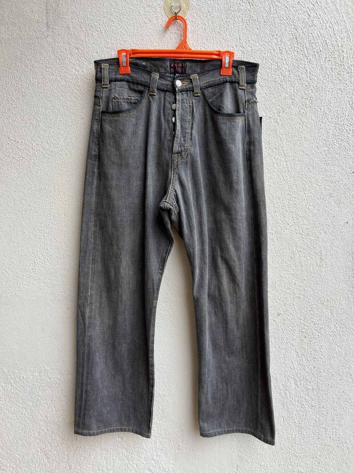 Japanese Brand Crimie Japan Redline Selvedge Waxed Denim Jeans Size US 32 / EU 48 - 21 Thumbnail