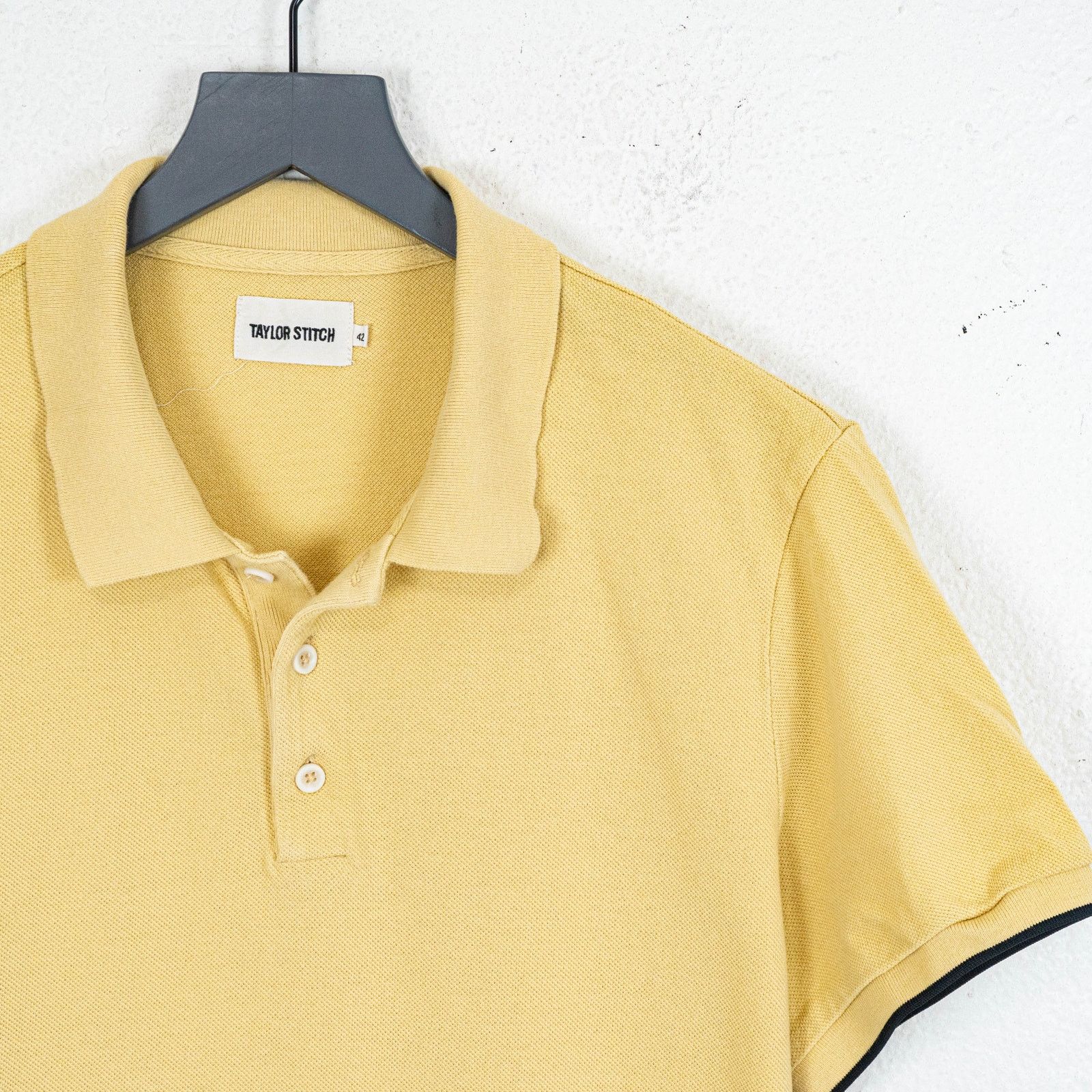 Taylor Stitch Taylor Stitch Short Sleeve Polo shirt Yellow cotton size 42 Size US L / EU 52-54 / 3 - 5 Thumbnail