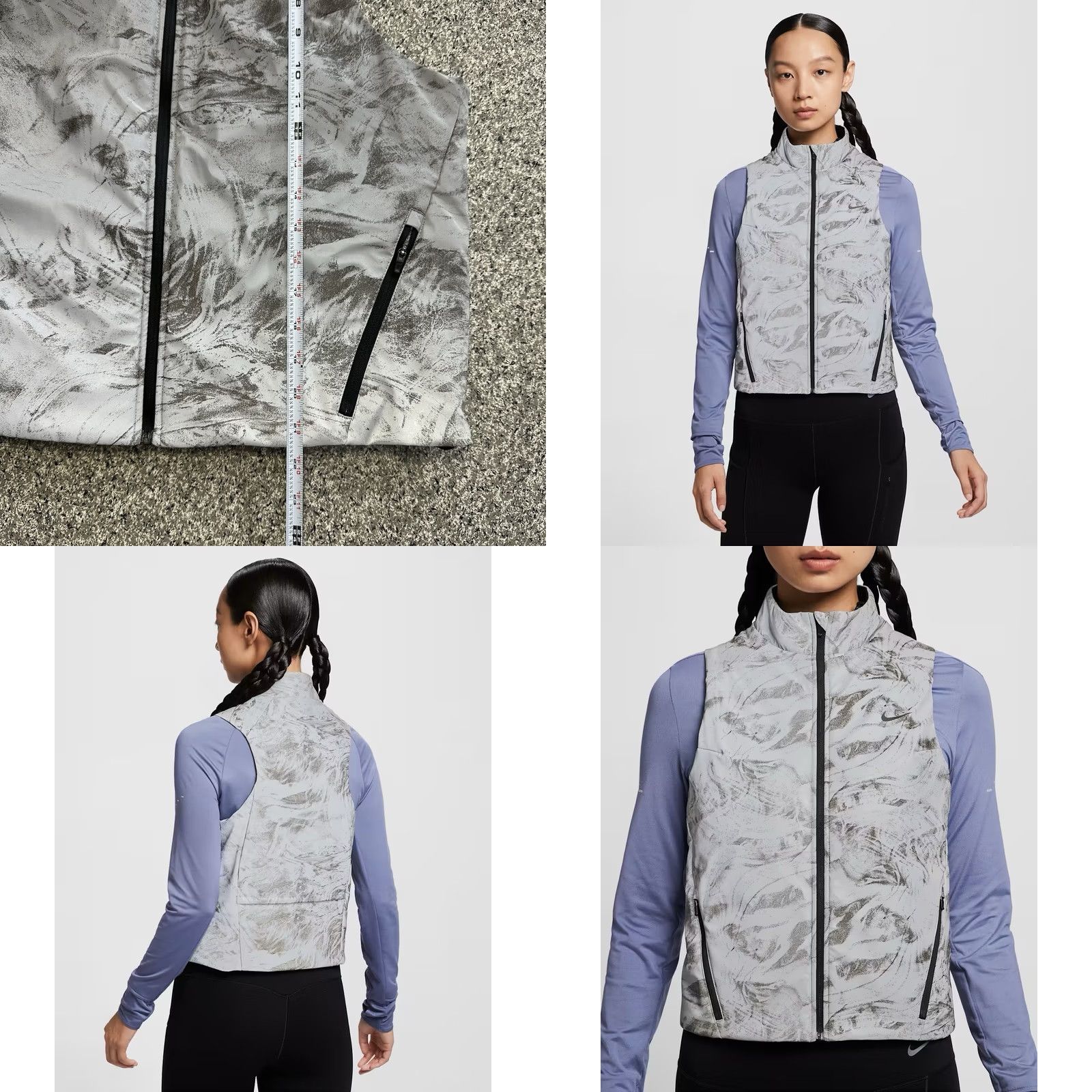 Nike Nike Swift Therma-FIT ADV Reflective Running Vest Womens L Jacket HV2762 078 Size L / US 10 / IT 46 - 8 Thumbnail