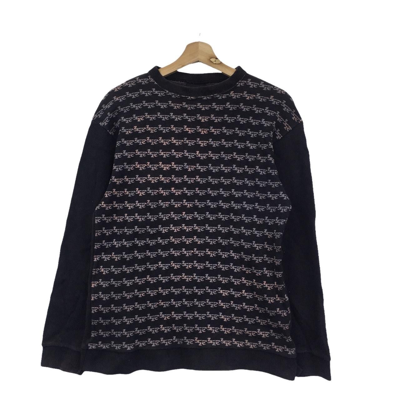 Vintage Vtg 90’ STYLE SHOULD BE Monogram Zucca Sweatshirt Sweater Size S / US 4 / IT 40 - 1 Thumbnail