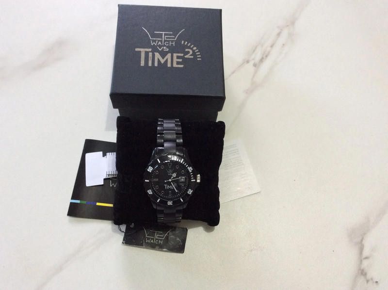 Designer Ltd black dial black plastic strap watch Size ONE SIZE - 4 Thumbnail