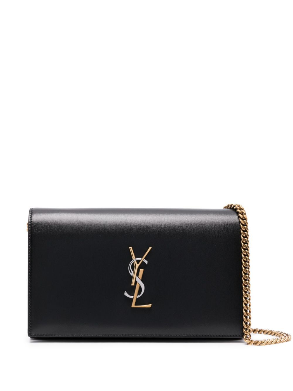 Saint Laurent Paris o1tp1o0125 Size: OS/Two Tone Wallet in Black Size ONE SIZE - 1 Thumbnail