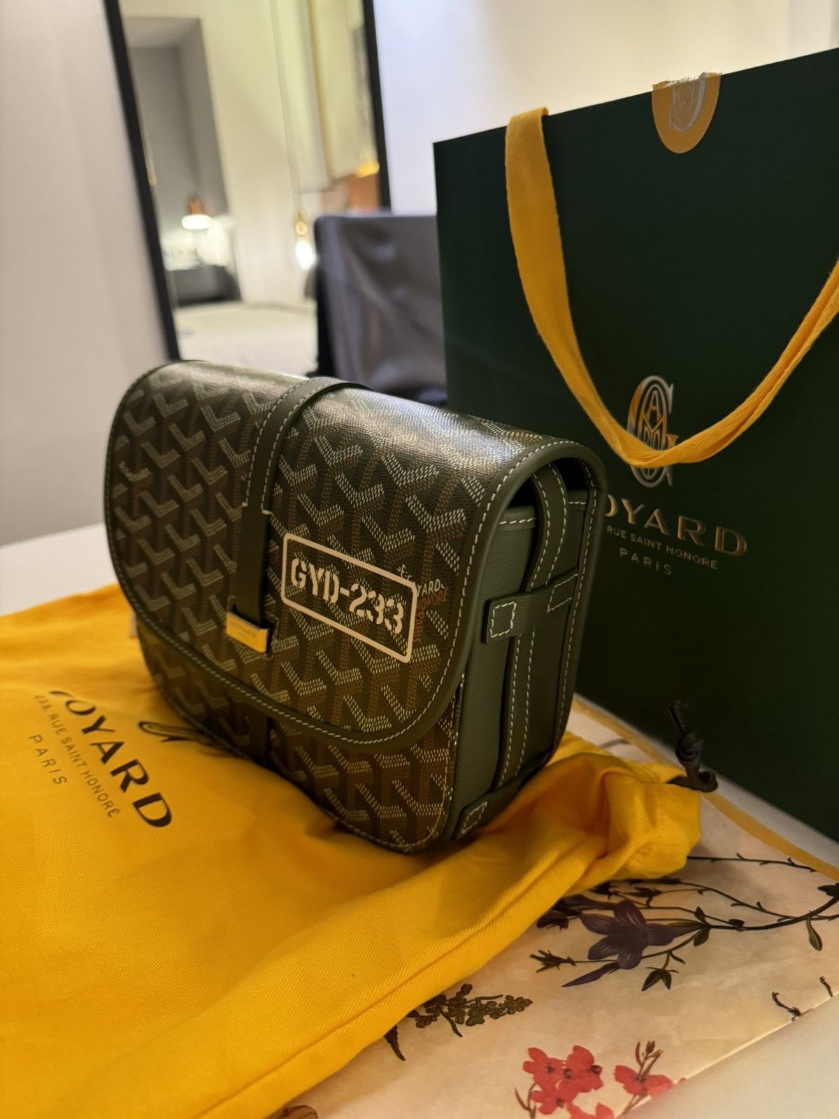 Goyard Belvedere PM Khaki/Army Green