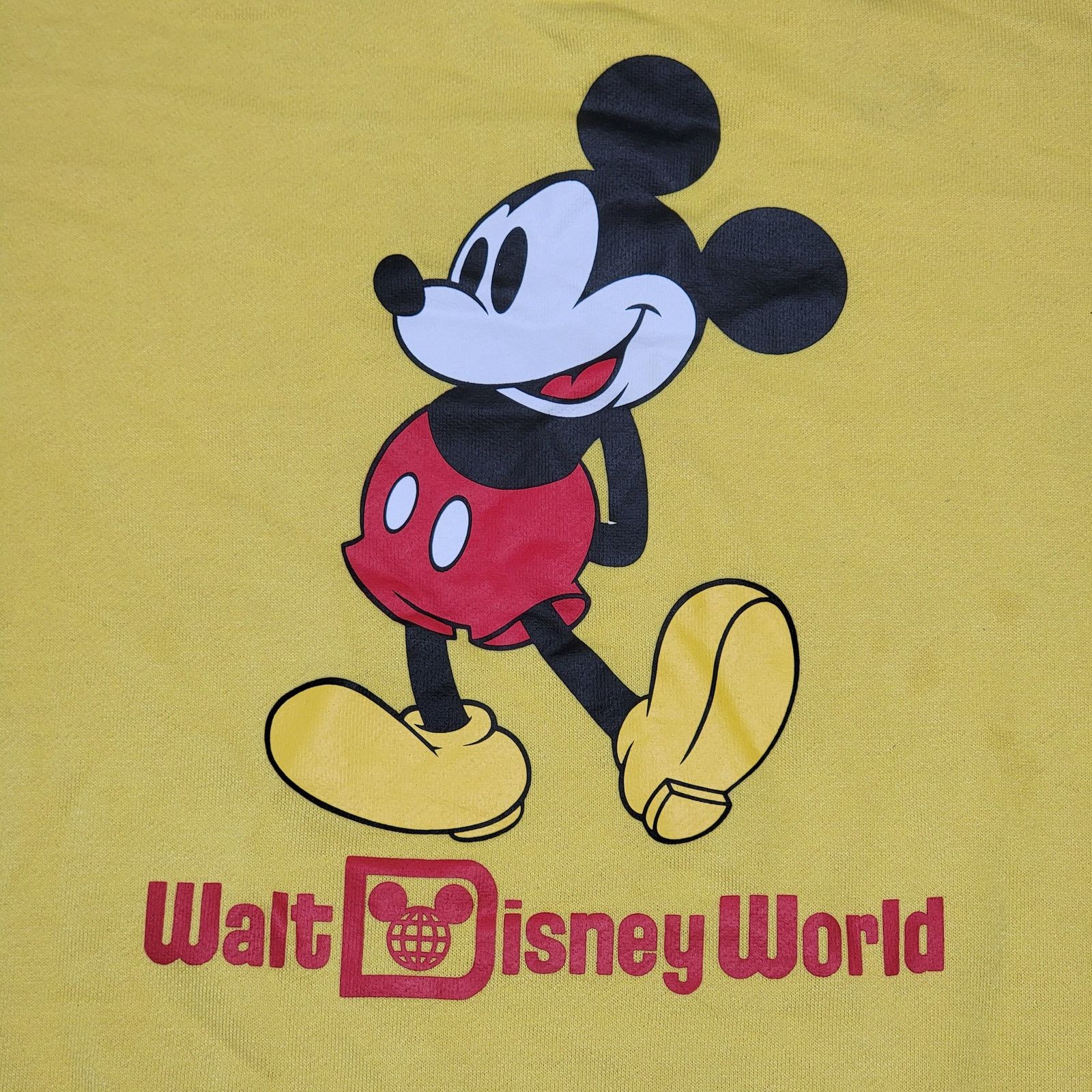 Disney Walt Disney World LS Mickey Mouse Sweatshirt - Size Med Size M / US 6-8 / IT 42-44 - 2 Thumbnail