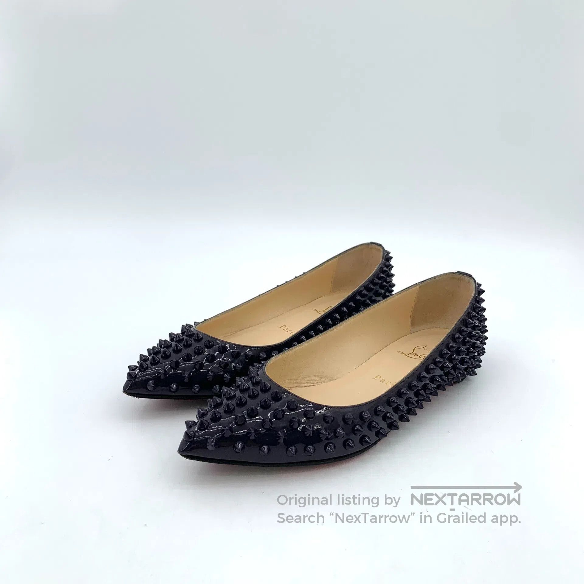 Christian Louboutin Christian Louboutin Deep Purple Full Stud Design Casual Fl Size US 6.5 / IT 36.5 - 1 Thumbnail