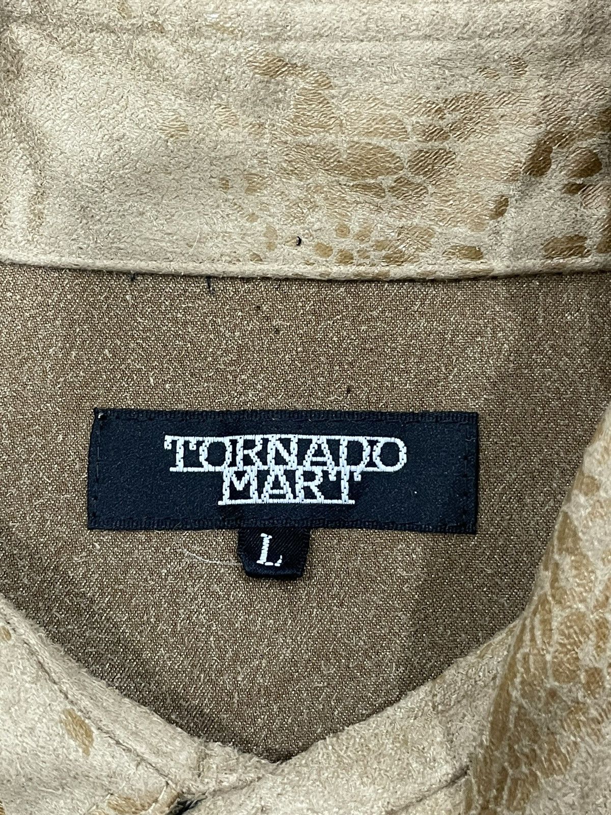 Tornado Mart Tornado Mart faux suede snap button western shirt Size US L / EU 52-54 / 3 - 5 Thumbnail