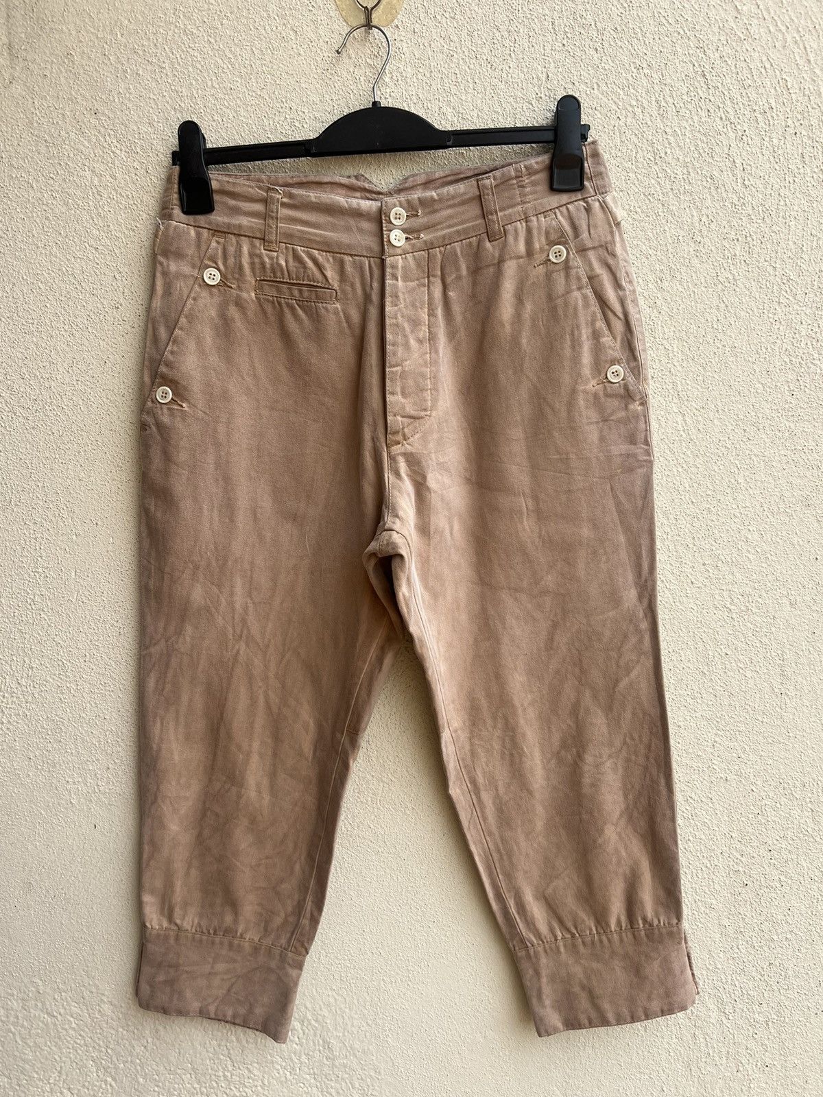 Vintage Vintage +8 Paris Rock Faded Waxed Fencing Trouser Pant Size US 30 / EU 46 - 16 Thumbnail
