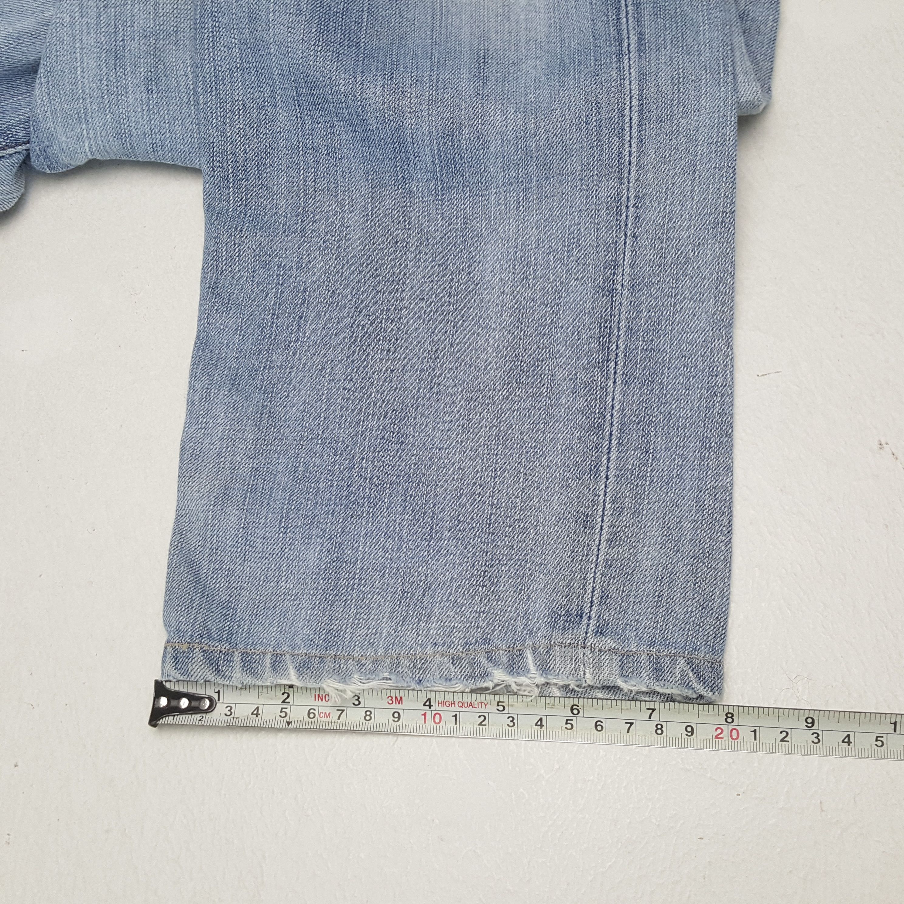 Edwin × Japanese Brand × Vintage EDWIN Streetwear Style Distressed Jean Size US 28 / EU 44 - 11 Thumbnail