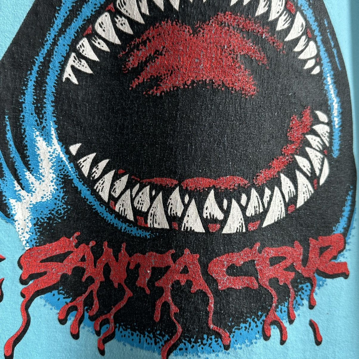 Santa Cruz Skateboards VINTAGE SANTA CRUZ SPEED WHEELS SHARKS TEE Size US M / EU 48-50 / 2 - 5 Thumbnail