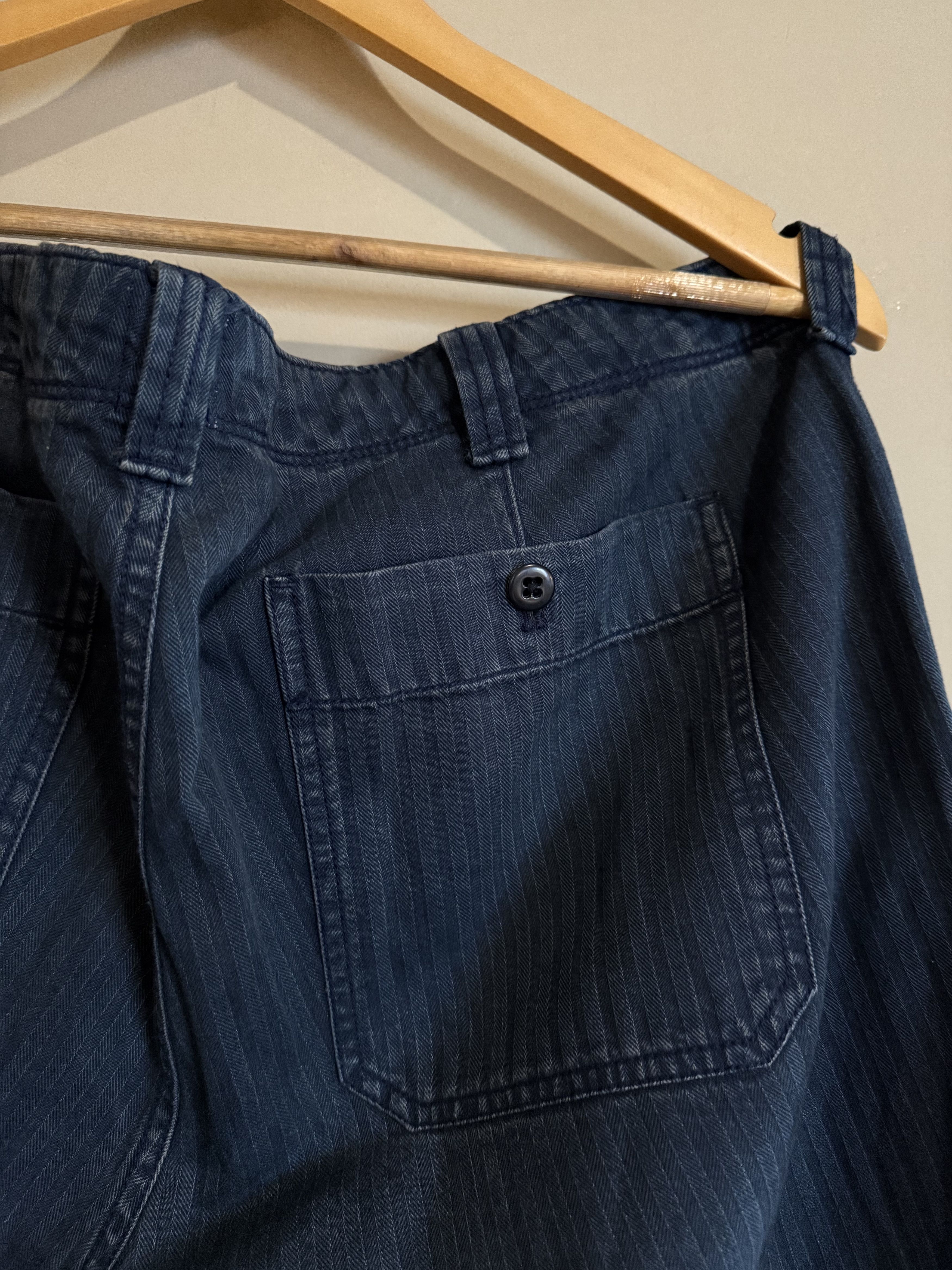 Gap Gap, Blue Cotton Twill Utility Pants, Men's 36x32 Size US 36 / EU 52 - 6 Thumbnail