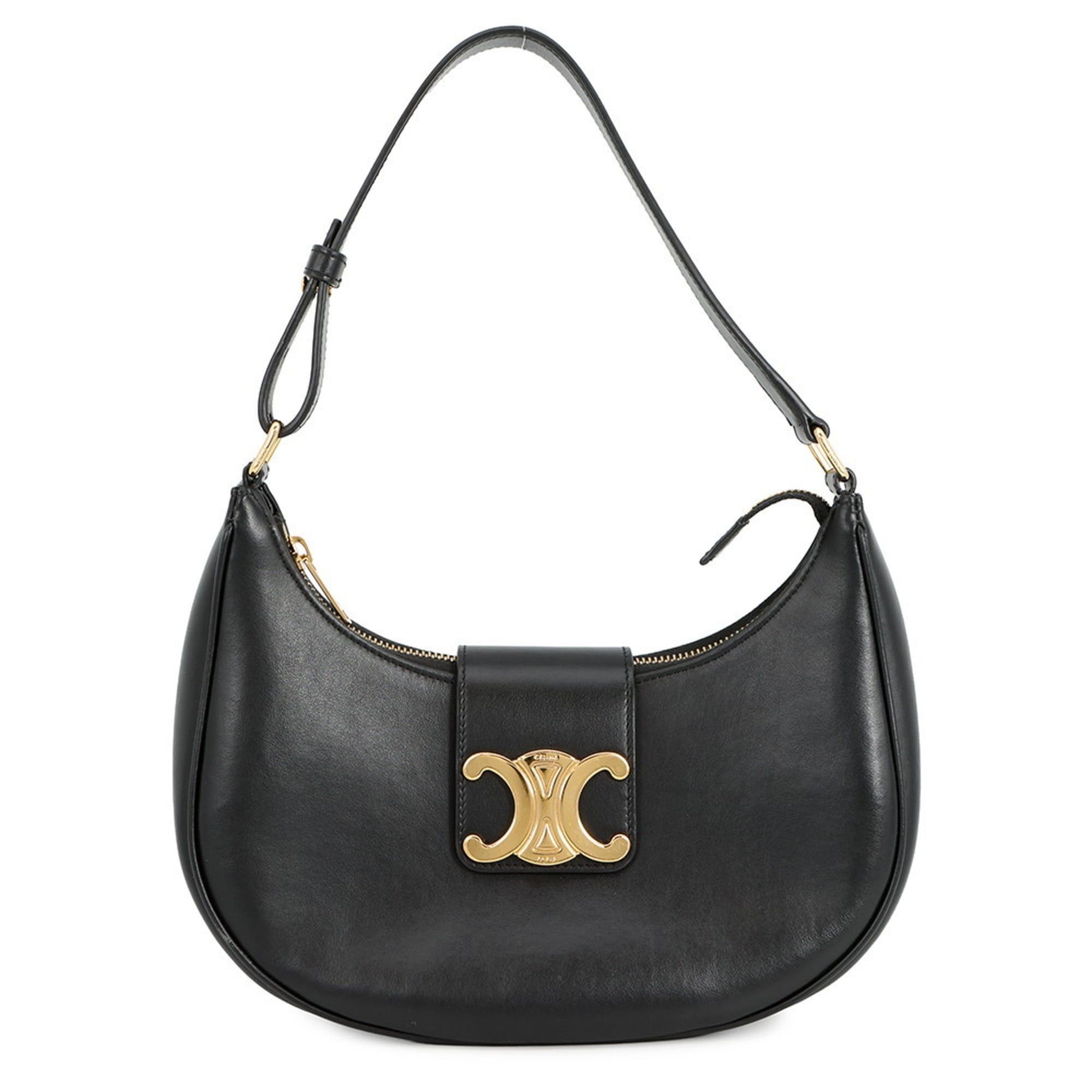 Celine Ava Medium Shoulder Bag 114493Dgq Celine Handbag Black, Women's
