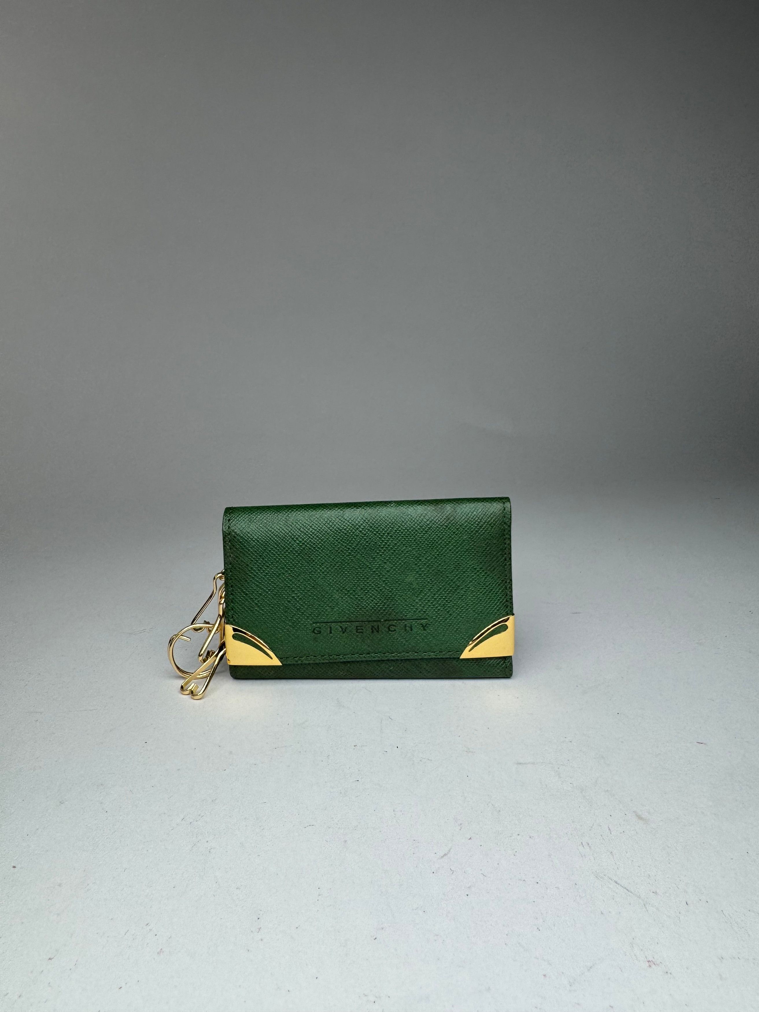 Givenchy Vintage Leather key holder green Size ONE SIZE - 1 Thumbnail