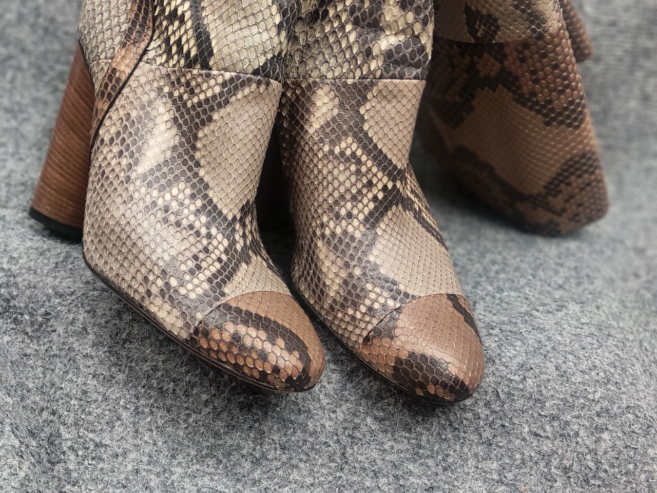 Gucci Gucci Authentic Python Snake Horsebit Knee Zip High Boots Size US 9.5 / IT 39.5 - 21 Thumbnail