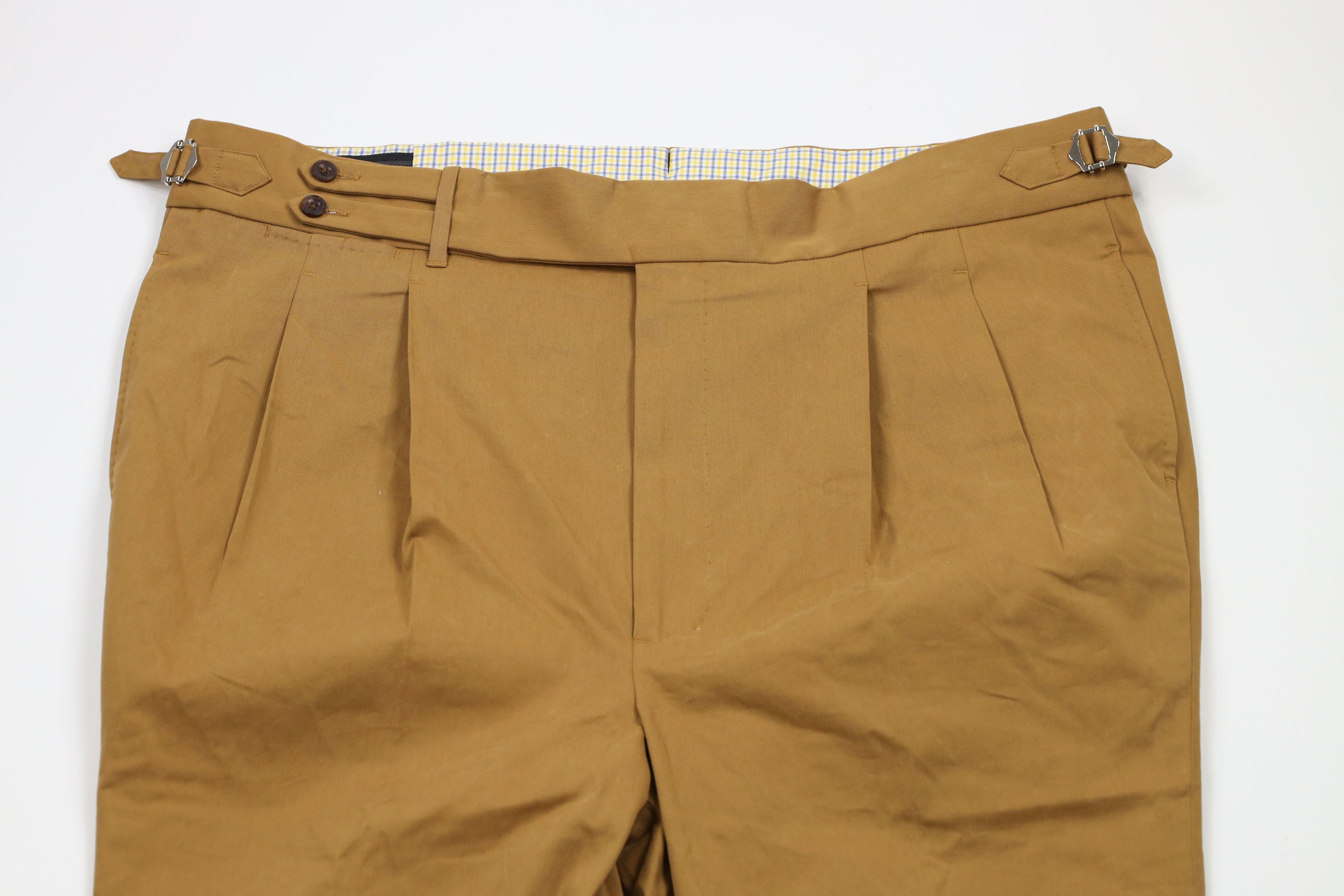 Luxire × Vintage Luxire Heavyweight Cuffed Side Buckle Chino Pants Trousers Size US 44 / EU 60 - 2 Thumbnail