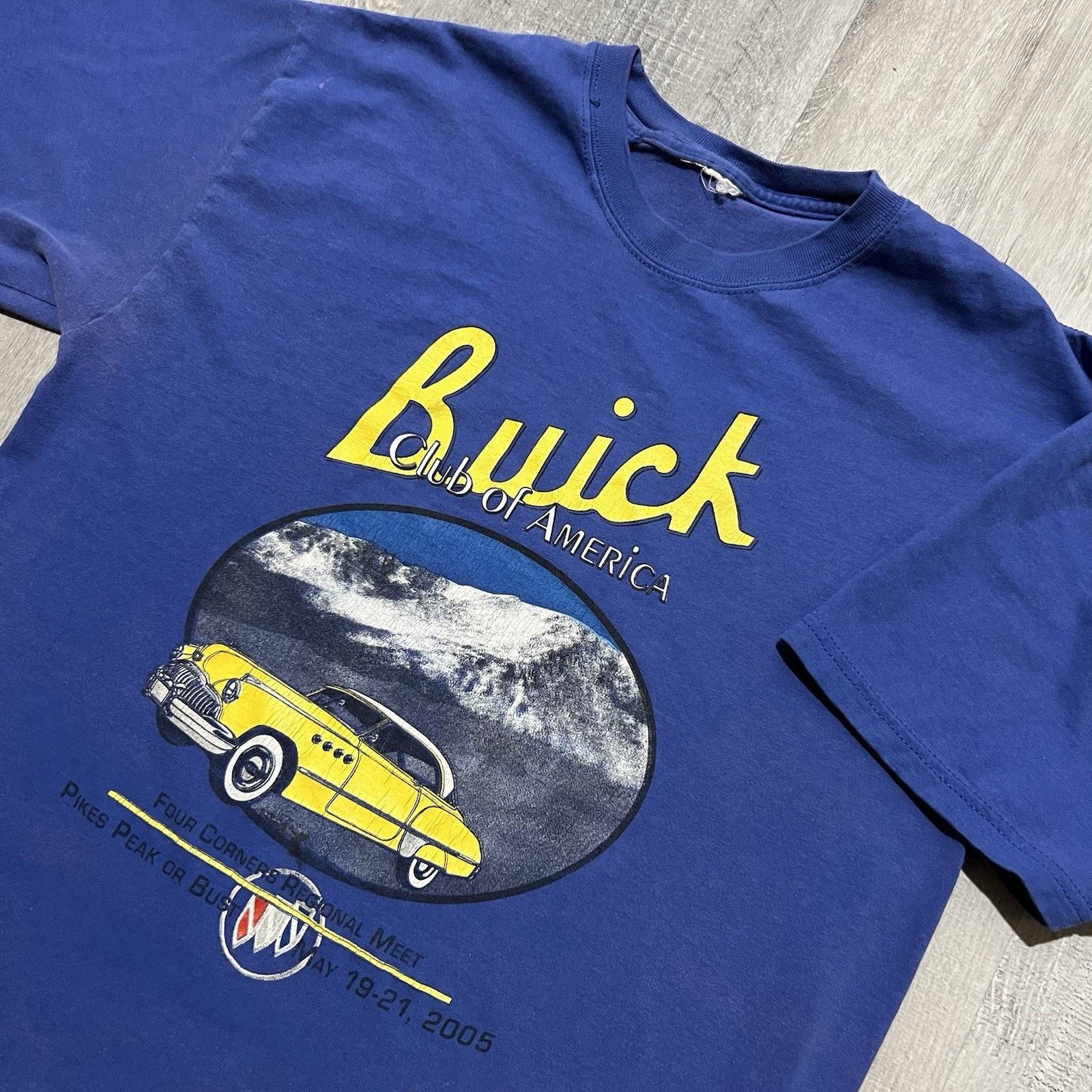 Other VTG Buick Club Of America Blue Car Club Y2K T Shirt 2005 Size US M / EU 48-50 / 2 - 3 Thumbnail