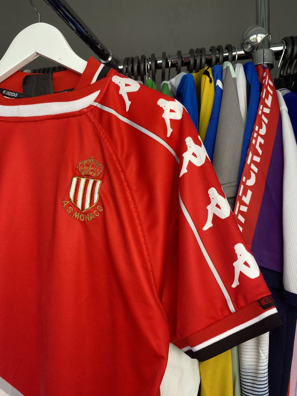 Kappa 1999/00 KAPPA AS MONACO HOME SOCCER FOOTBALL JERSEY SHIRT Size US M / EU 48-50 / 2 - 4 Thumbnail